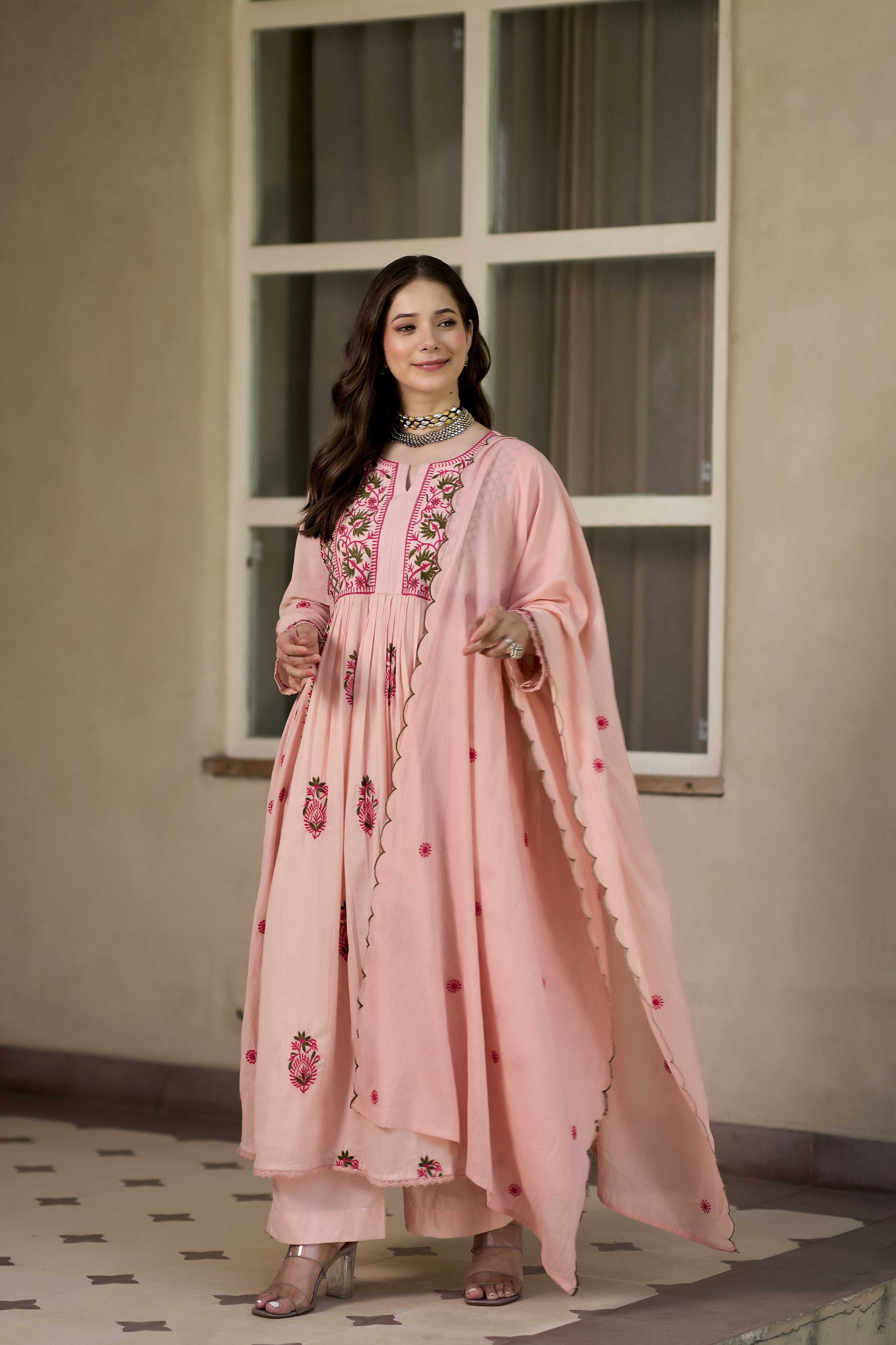 Pink Blossom Suit Set