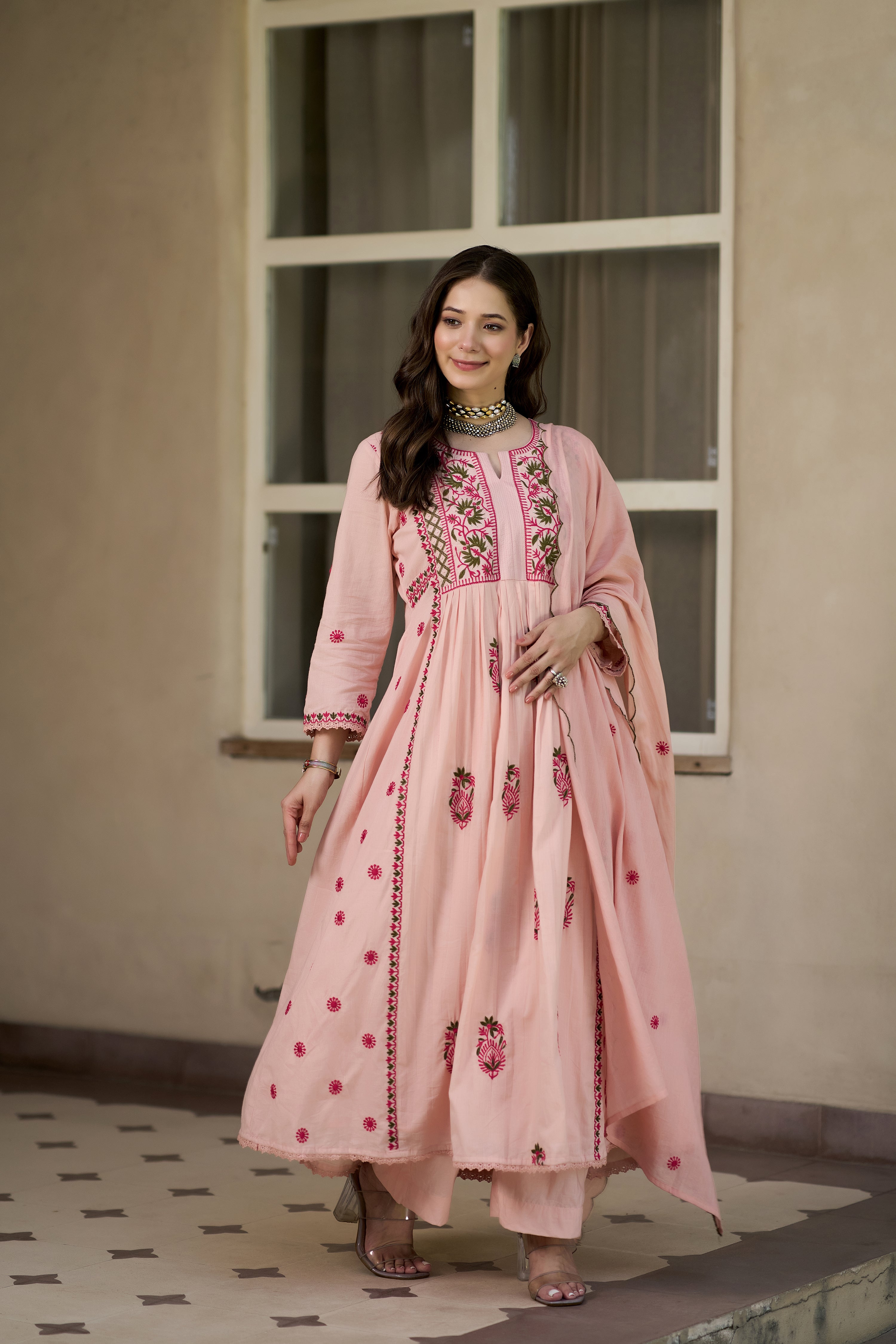 Pink Blossom Suit Set