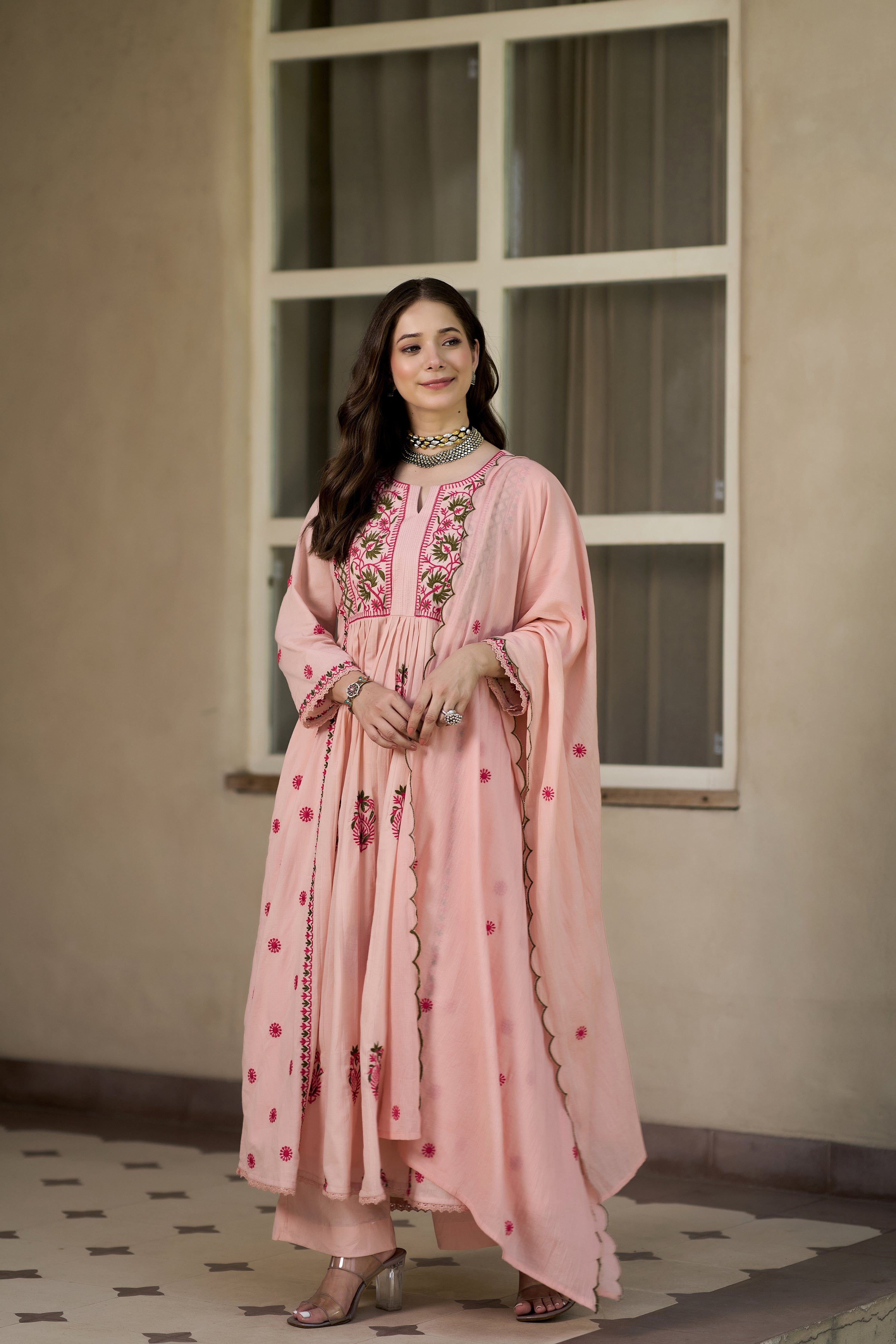 Pink Blossom Suit Set