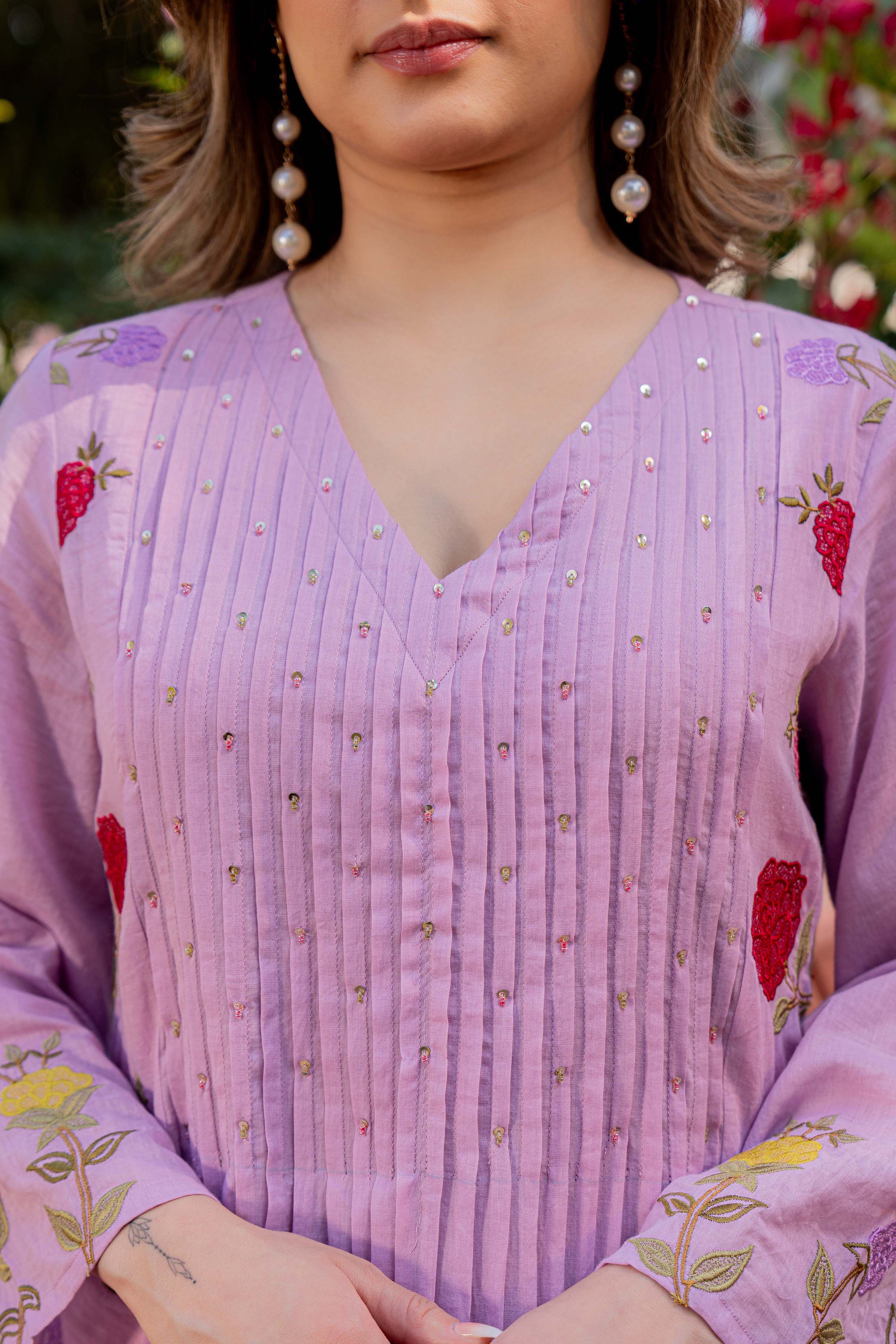 Blooming Rose Suit Set