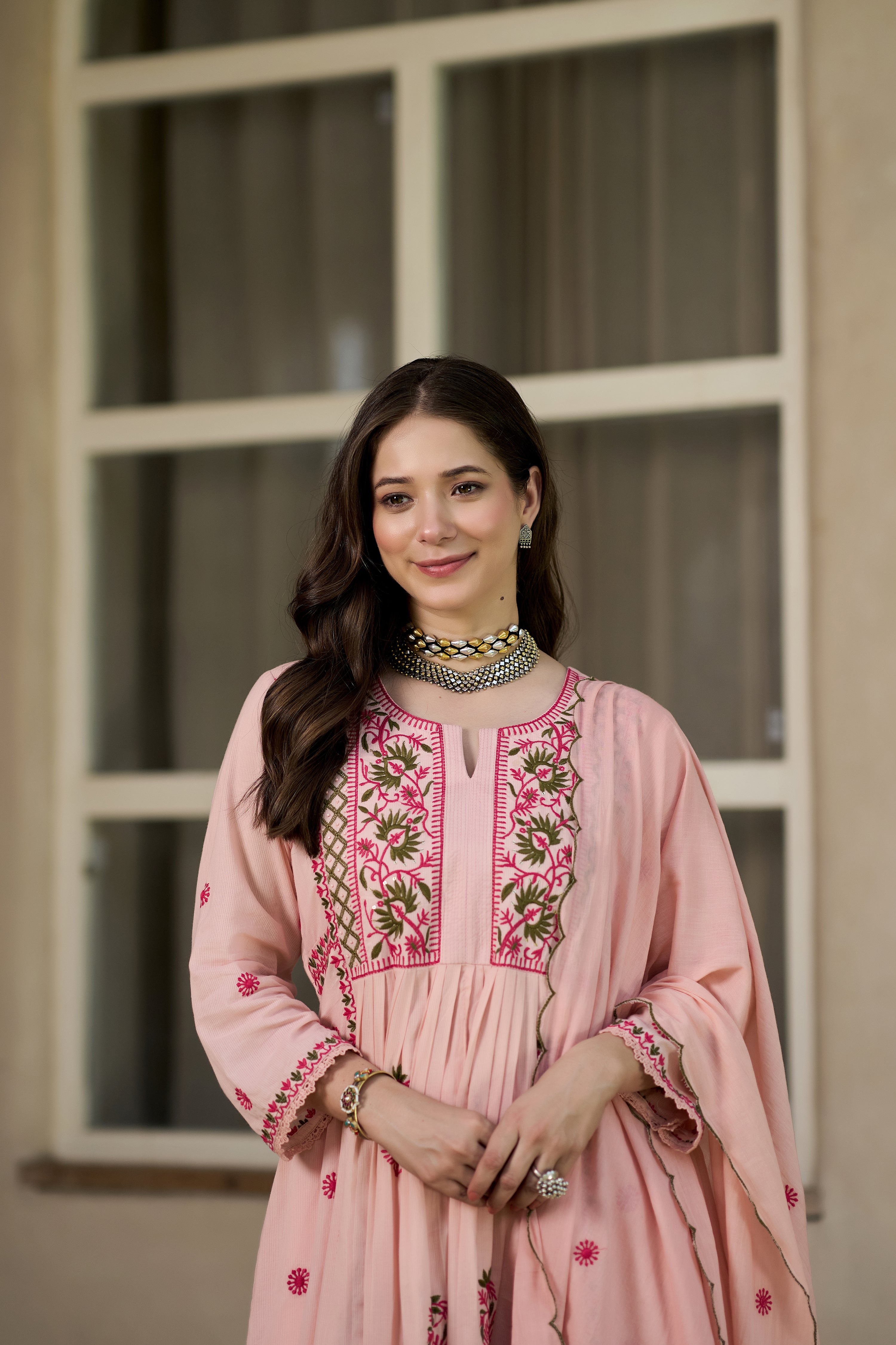 Pink Blossom Suit Set