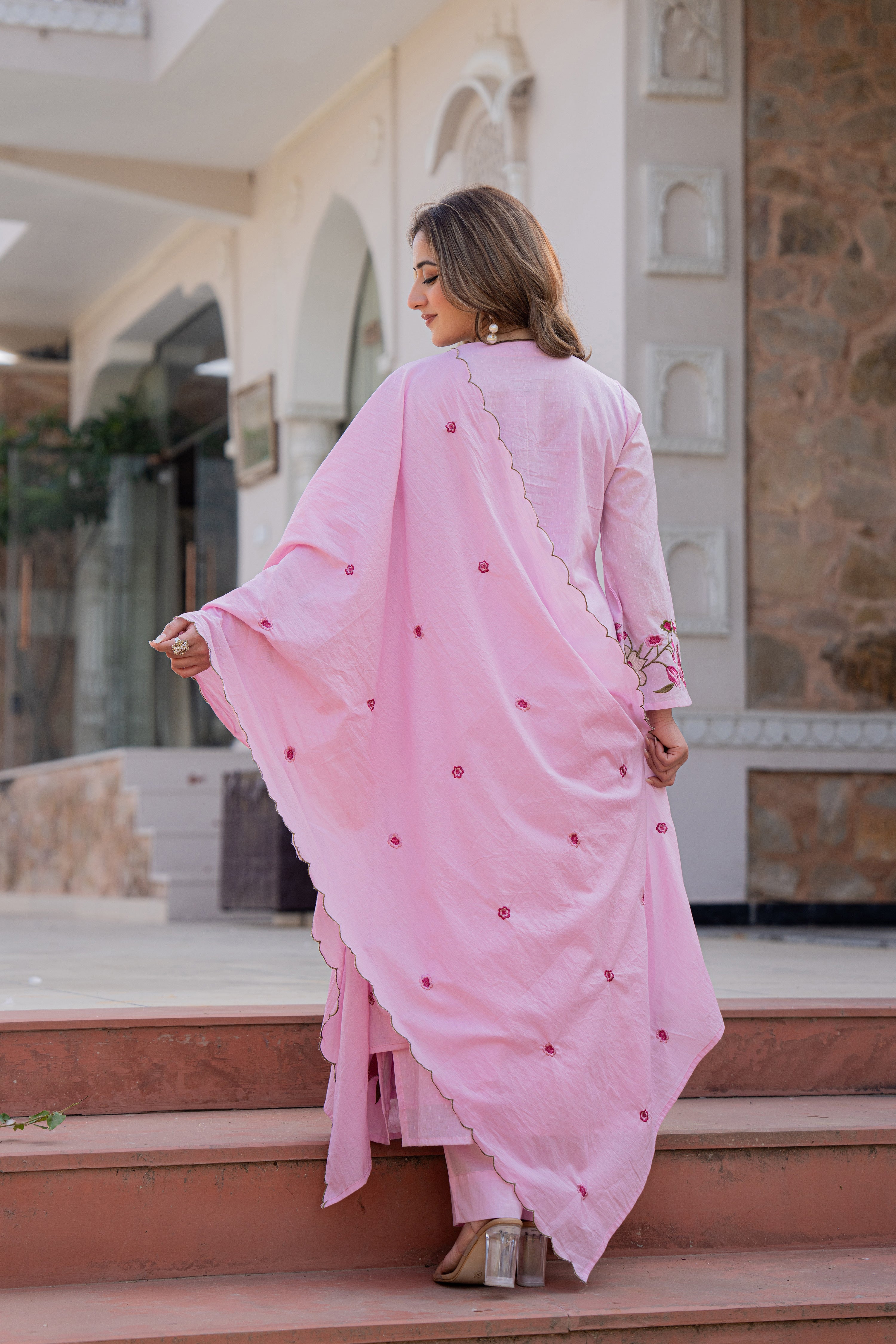 Rose Blush Bloom Suit Set