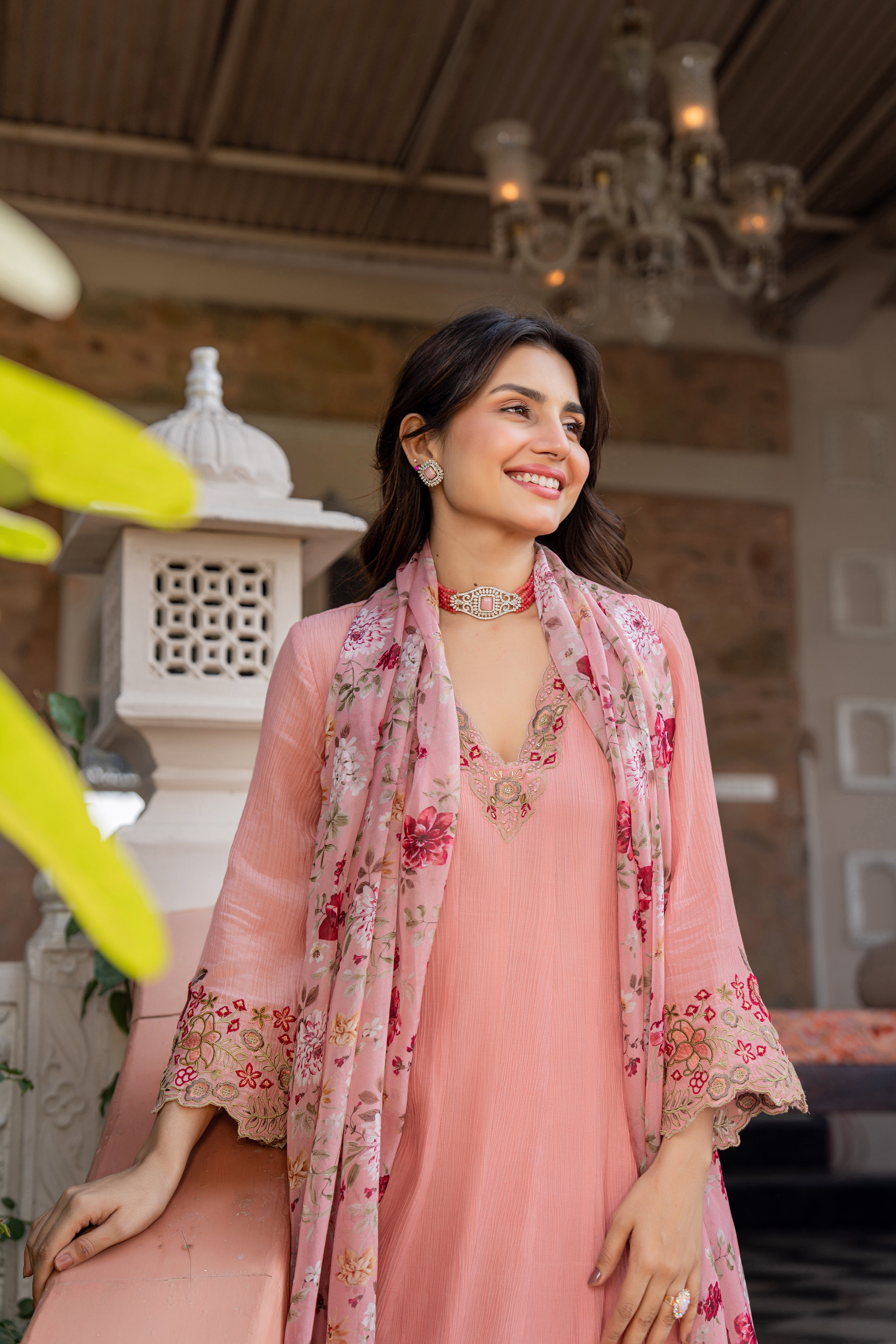 Blush Petal Pink Suit Set