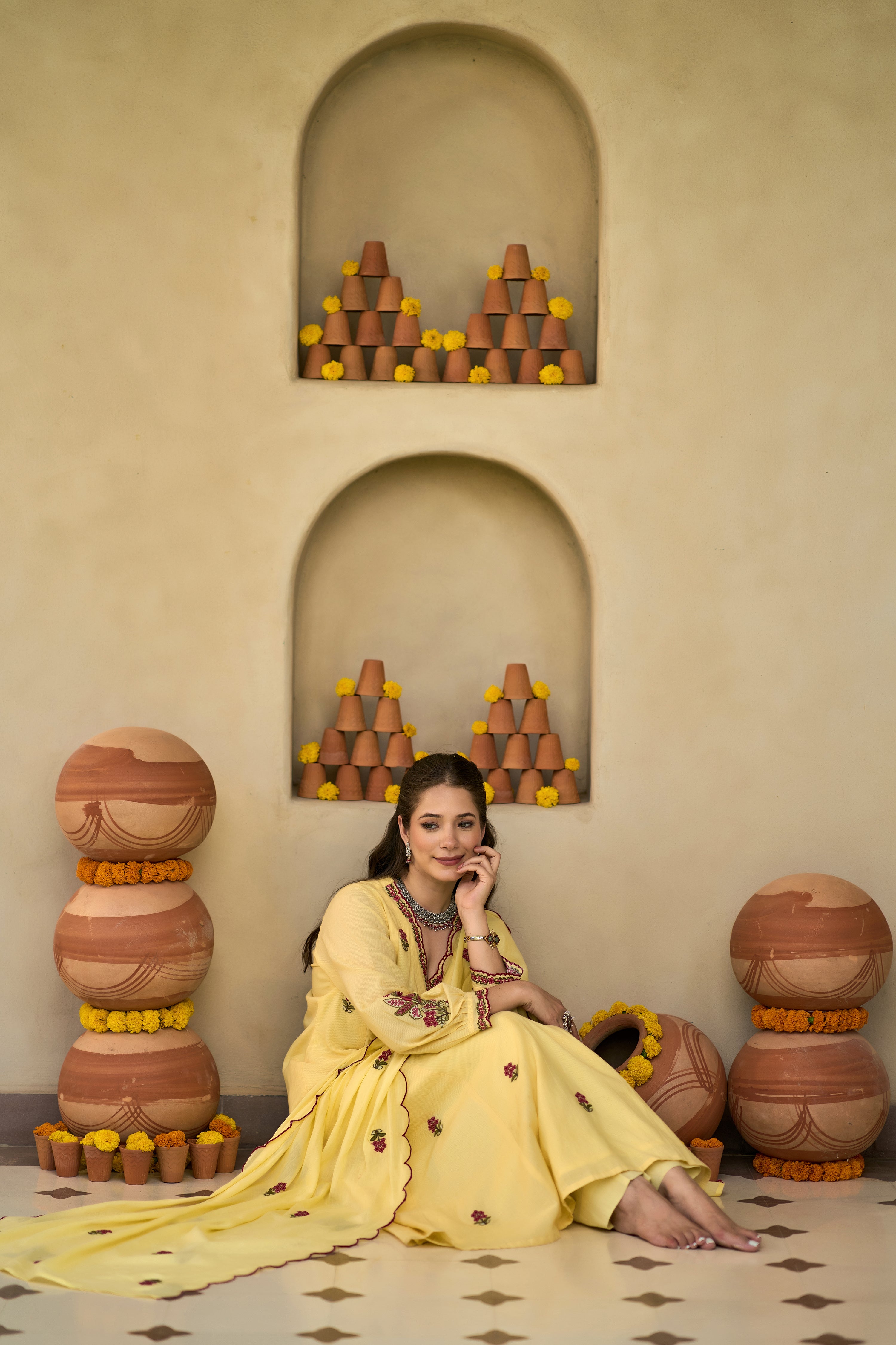 Lemon Bloom Suit Set