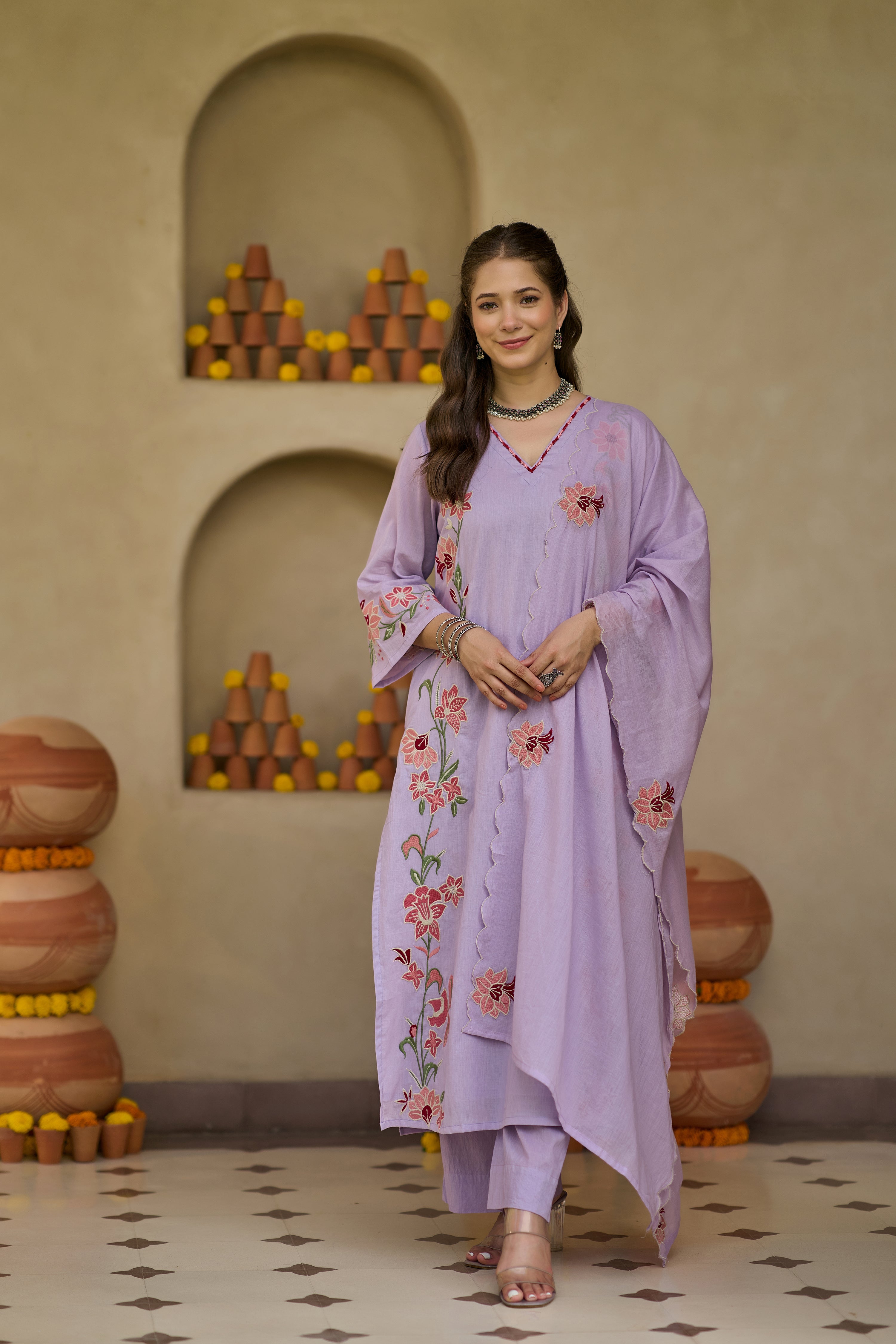 Lavender Blossom Suit Set