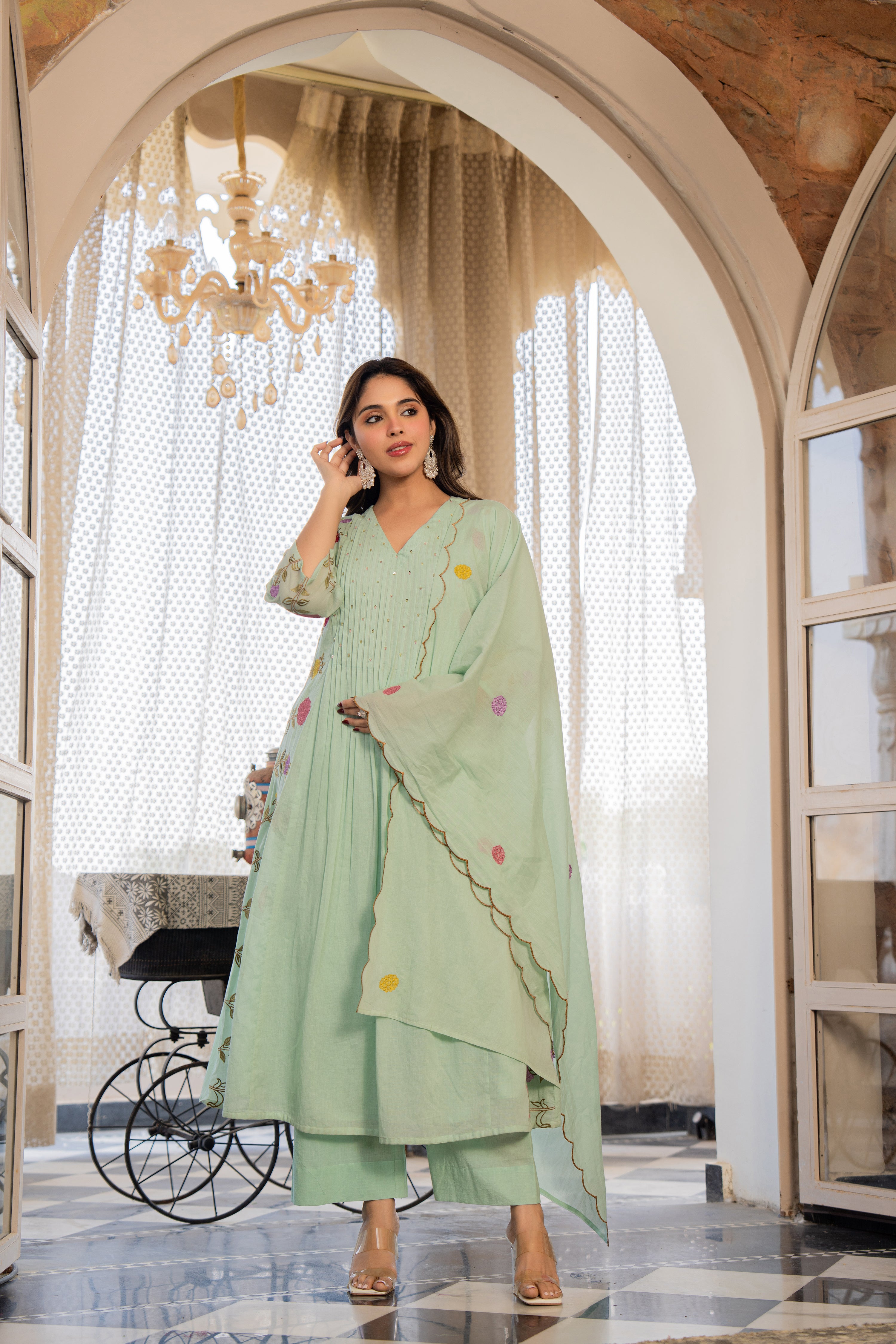Blooming Mint Suit Set
