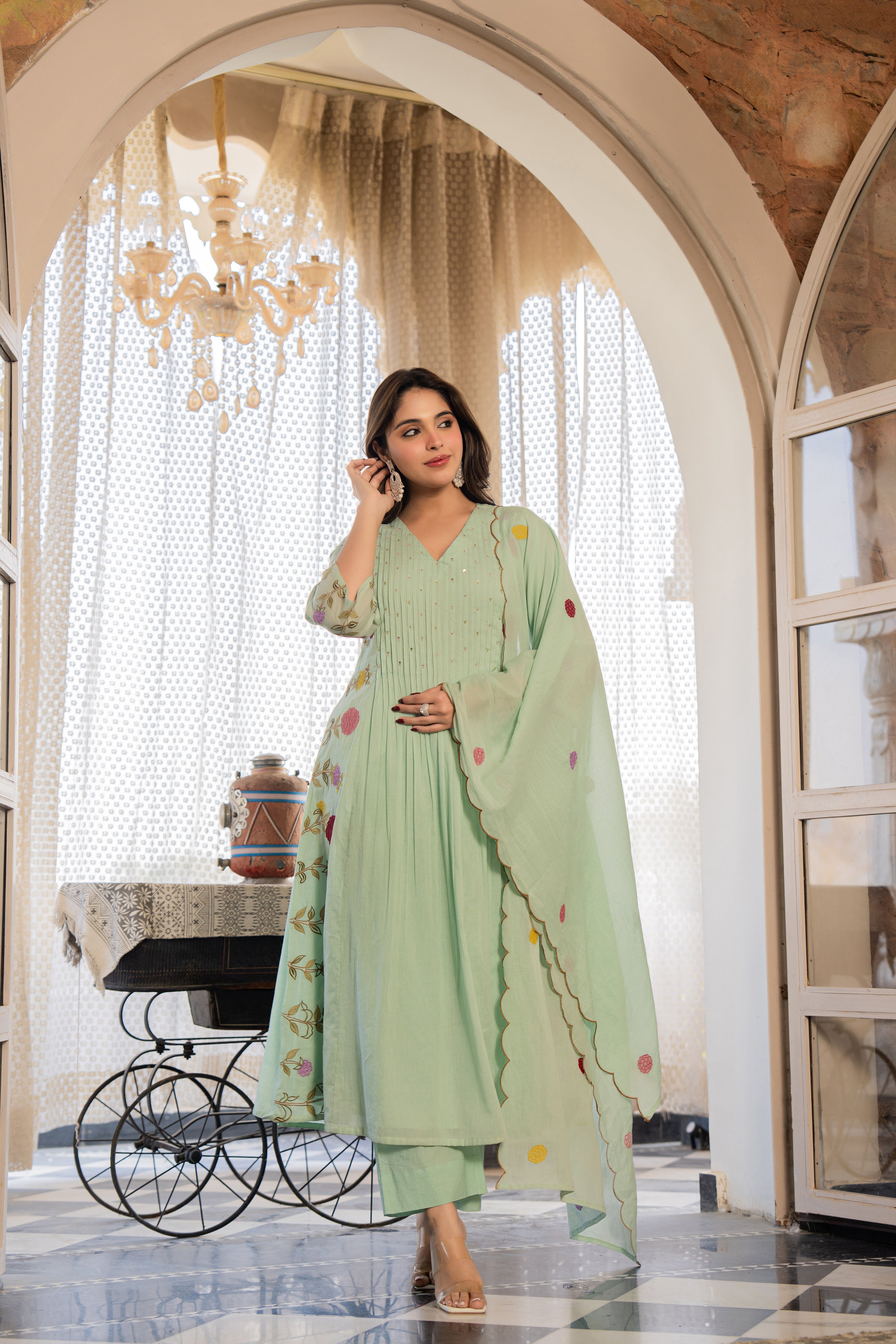 Blooming Mint Suit Set