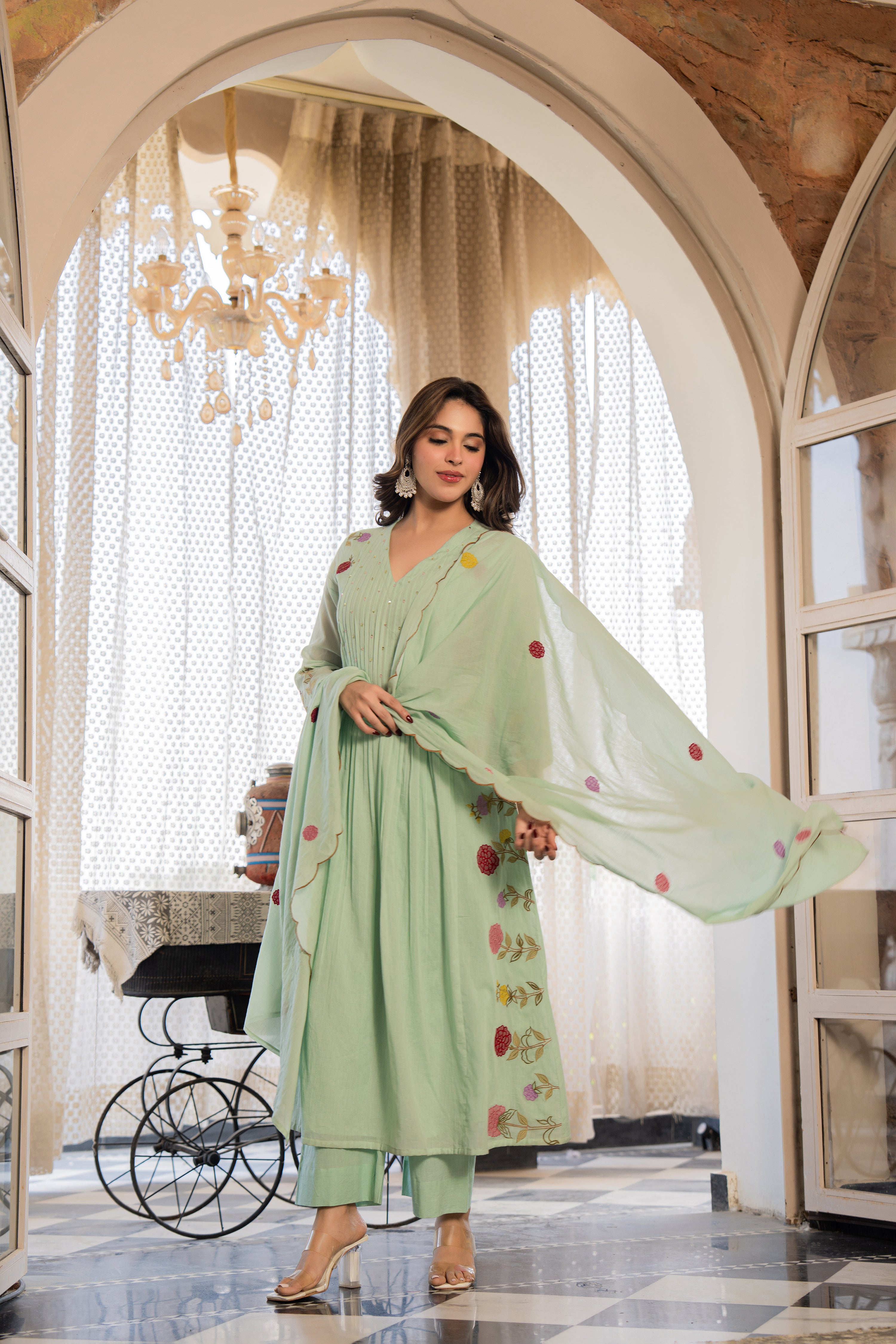 Blooming Mint Suit Set
