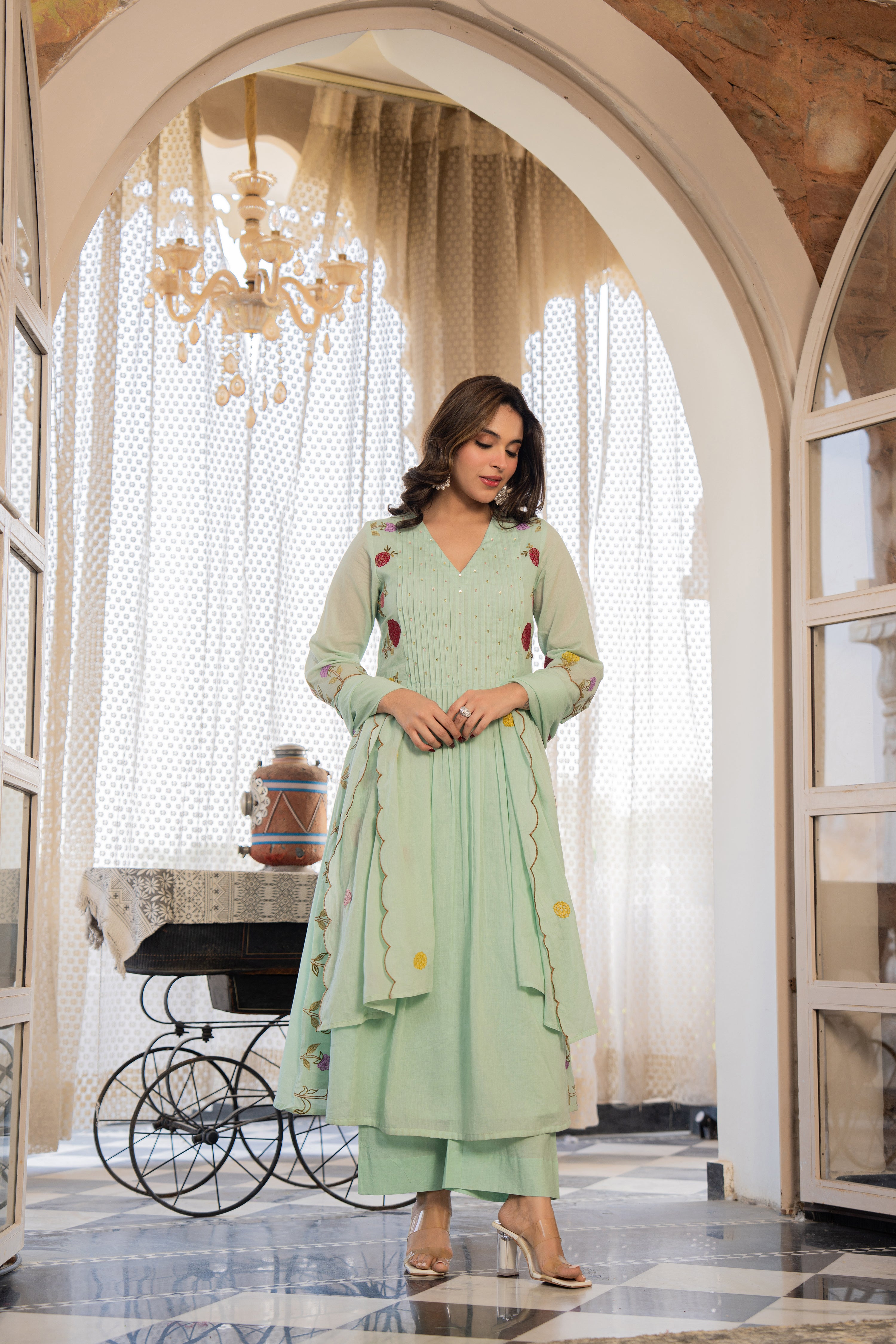 Blooming Mint Suit Set