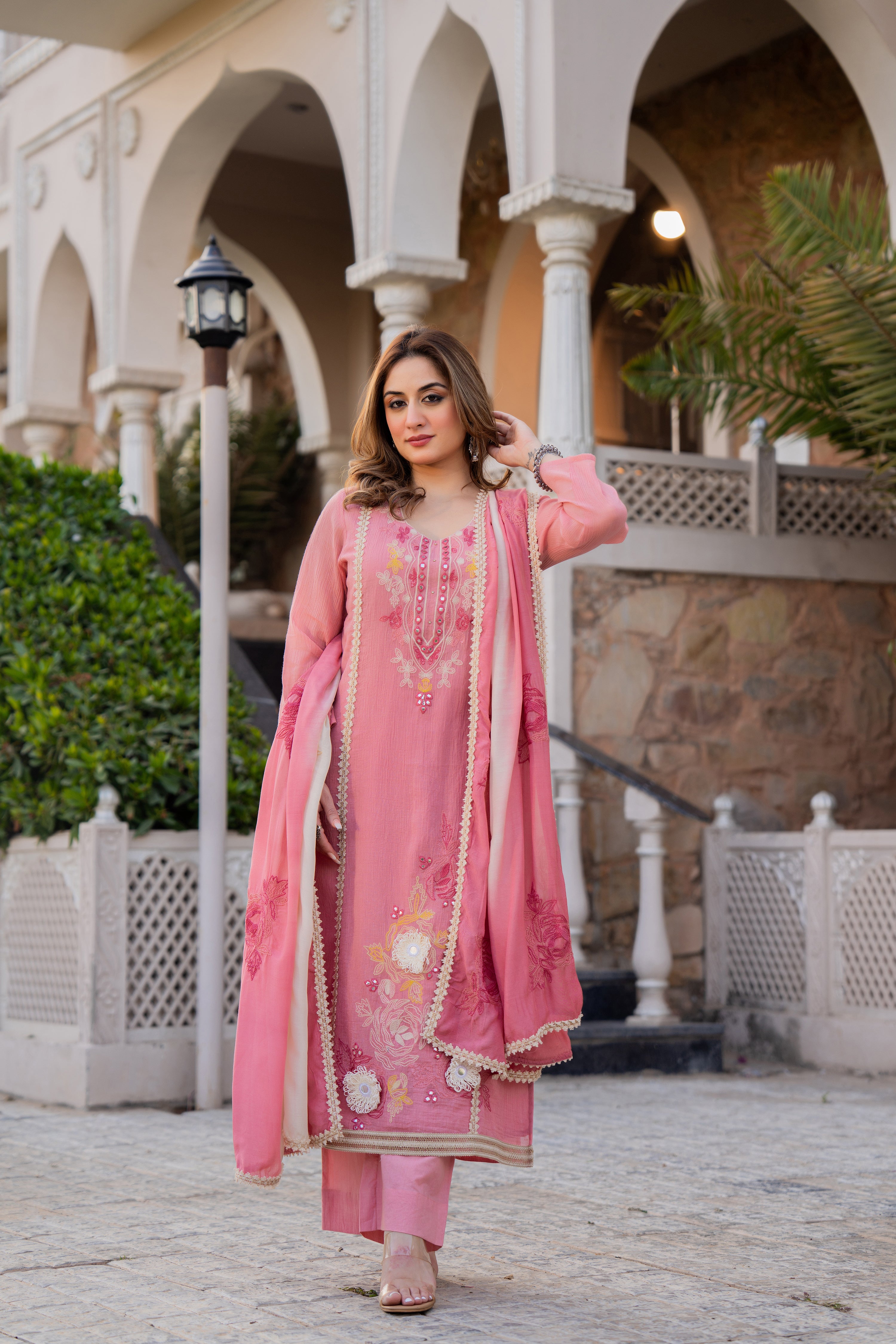 Blush Aura Suit Set
