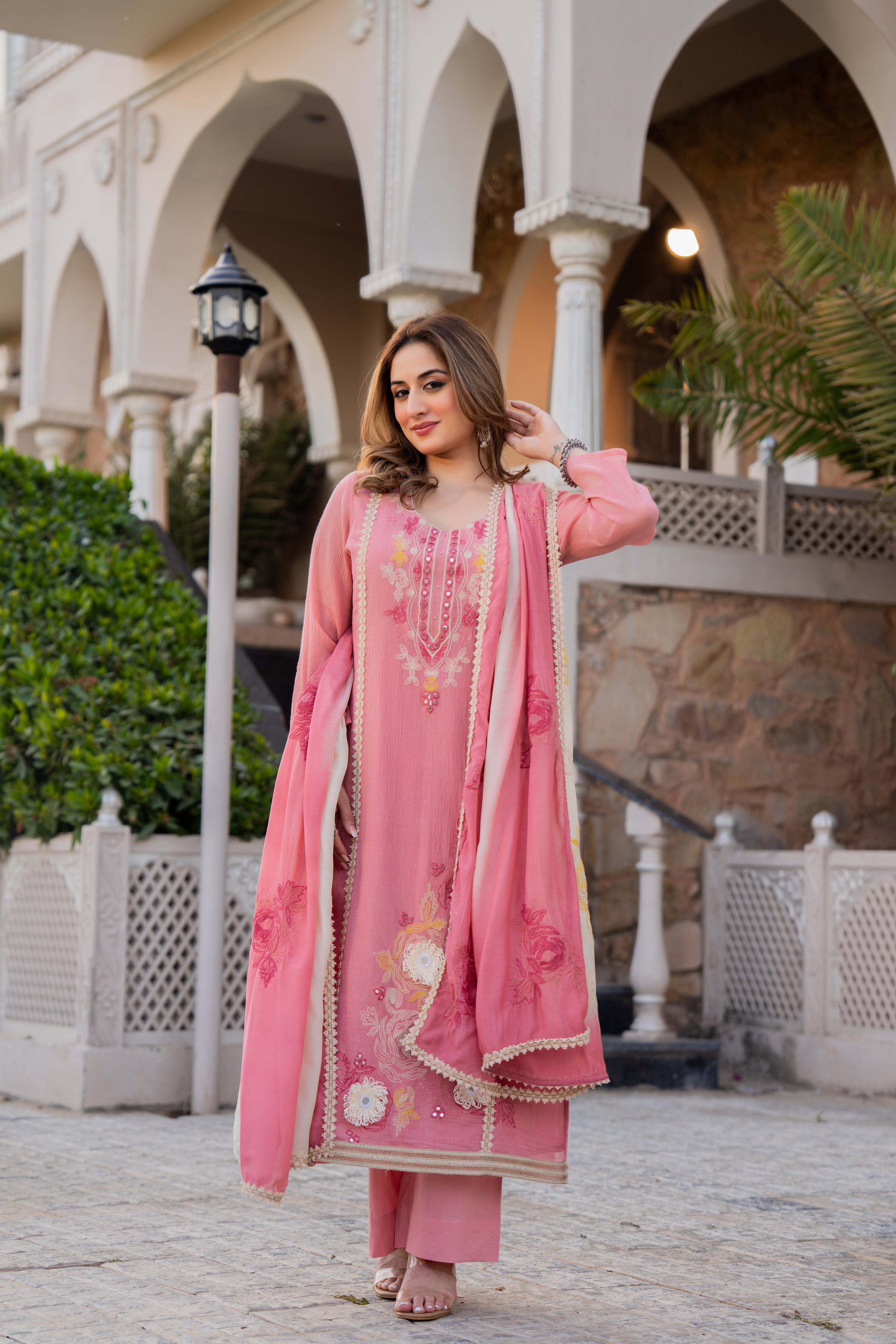 Blush Aura Suit Set
