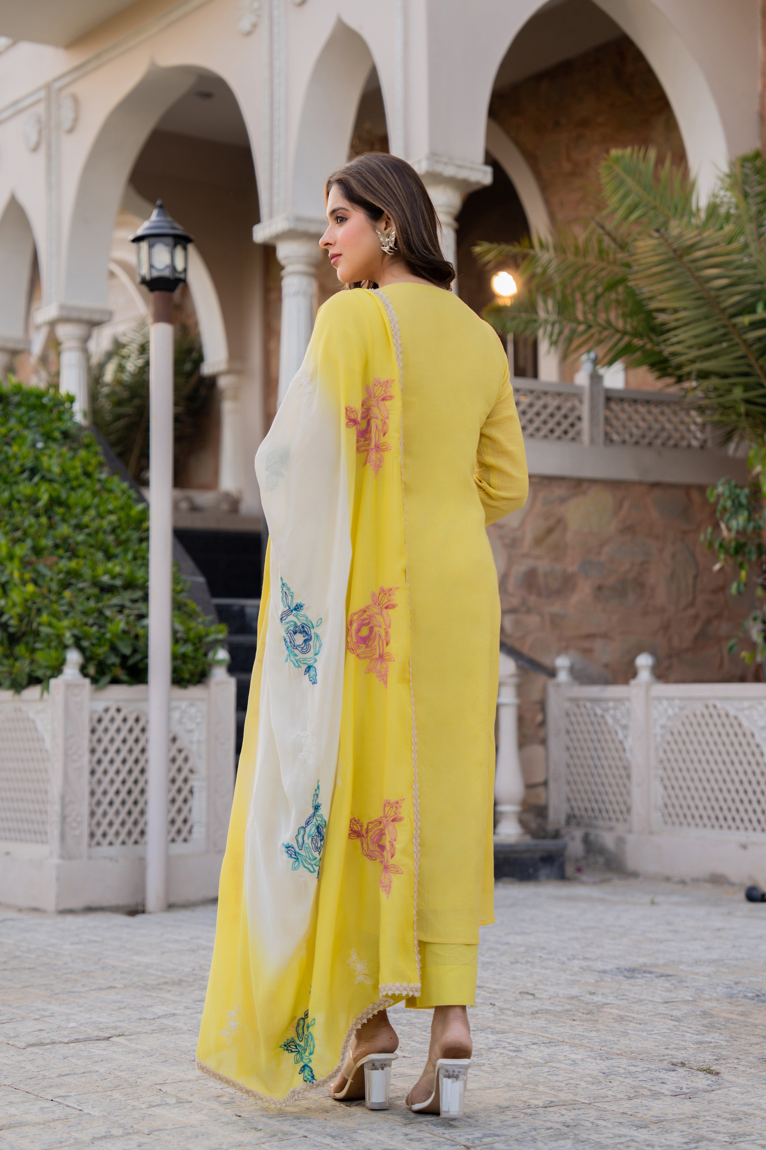 Sunlit Haldi Suit Set