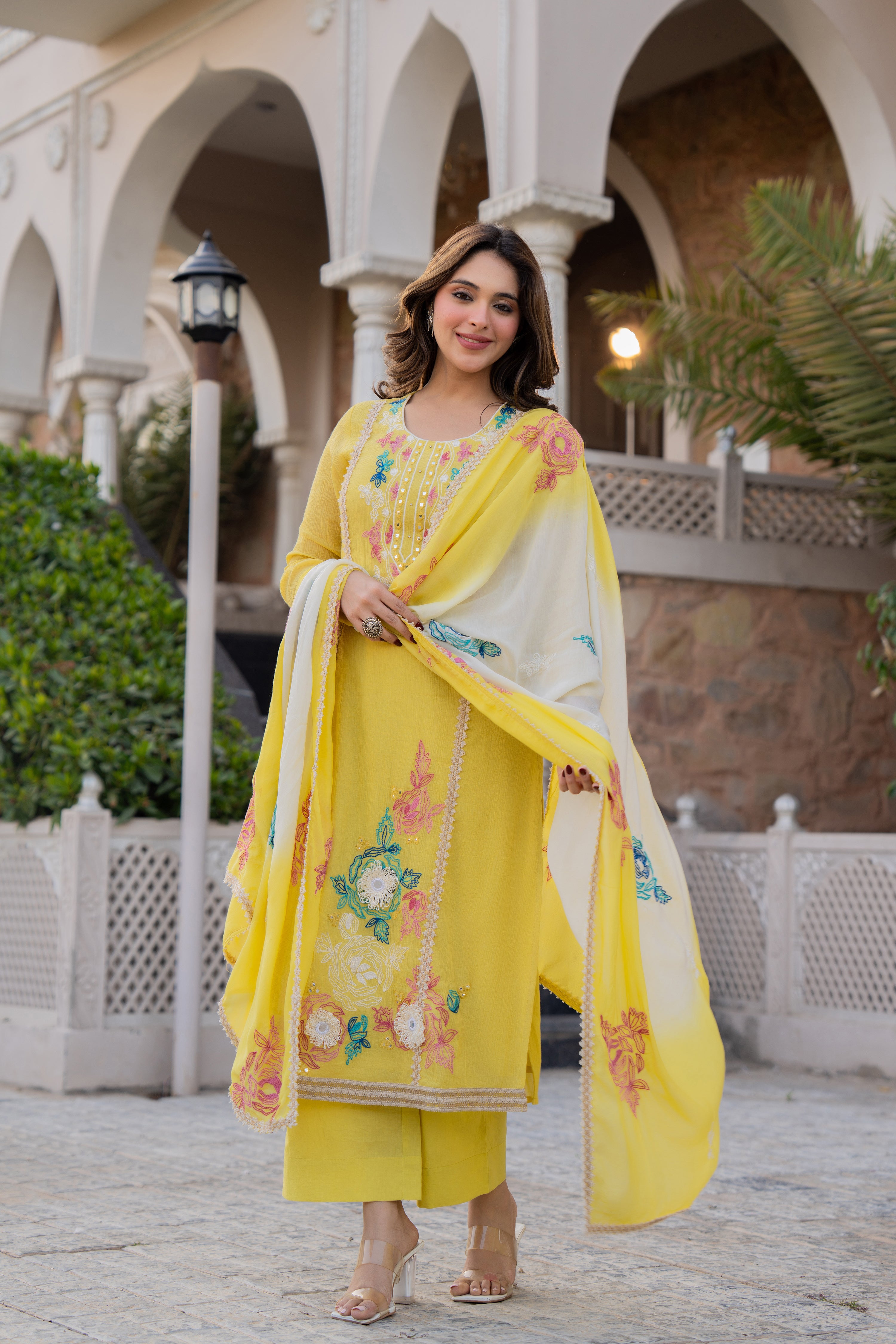 Sunlit Haldi Suit Set