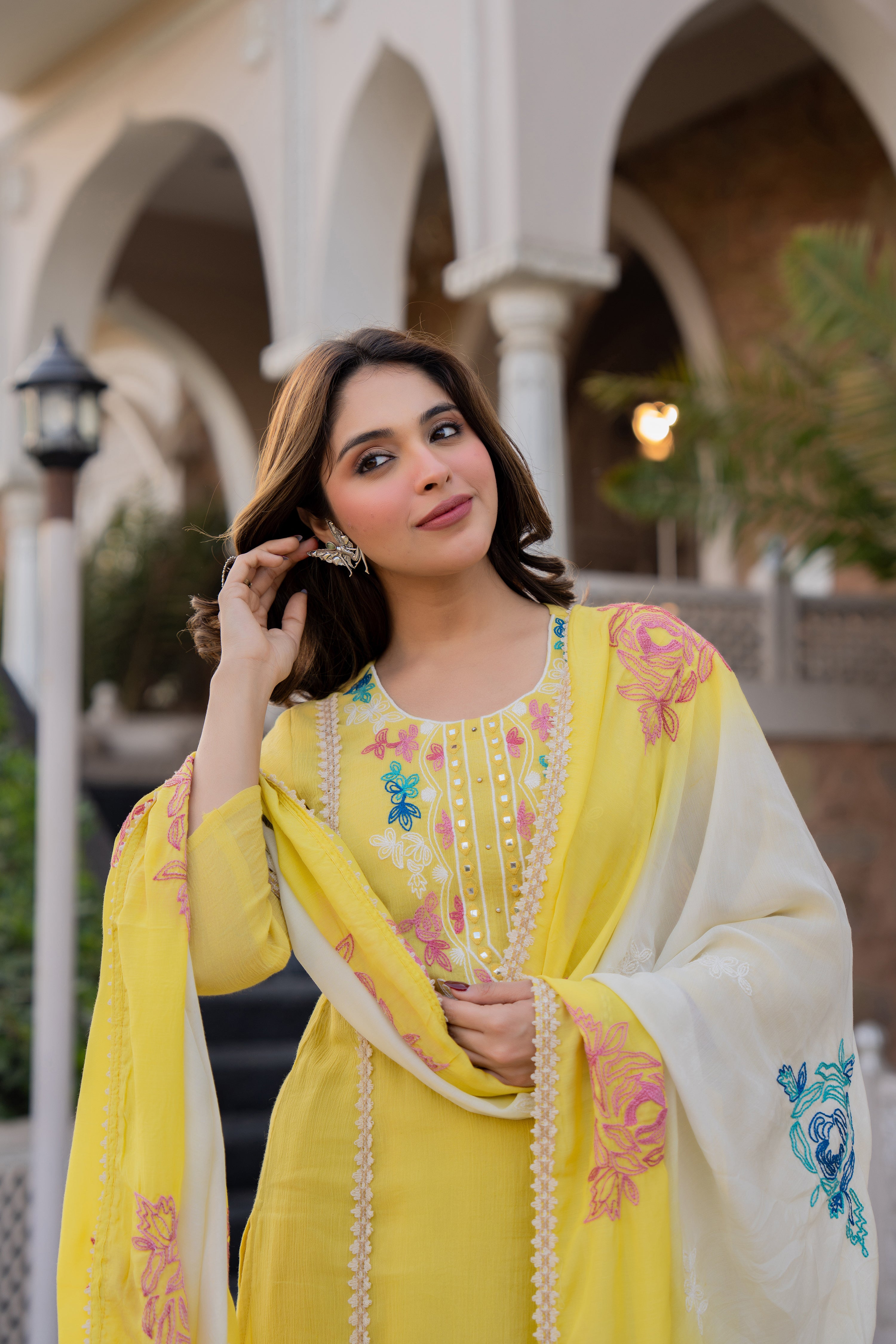 Sunlit Haldi Suit Set