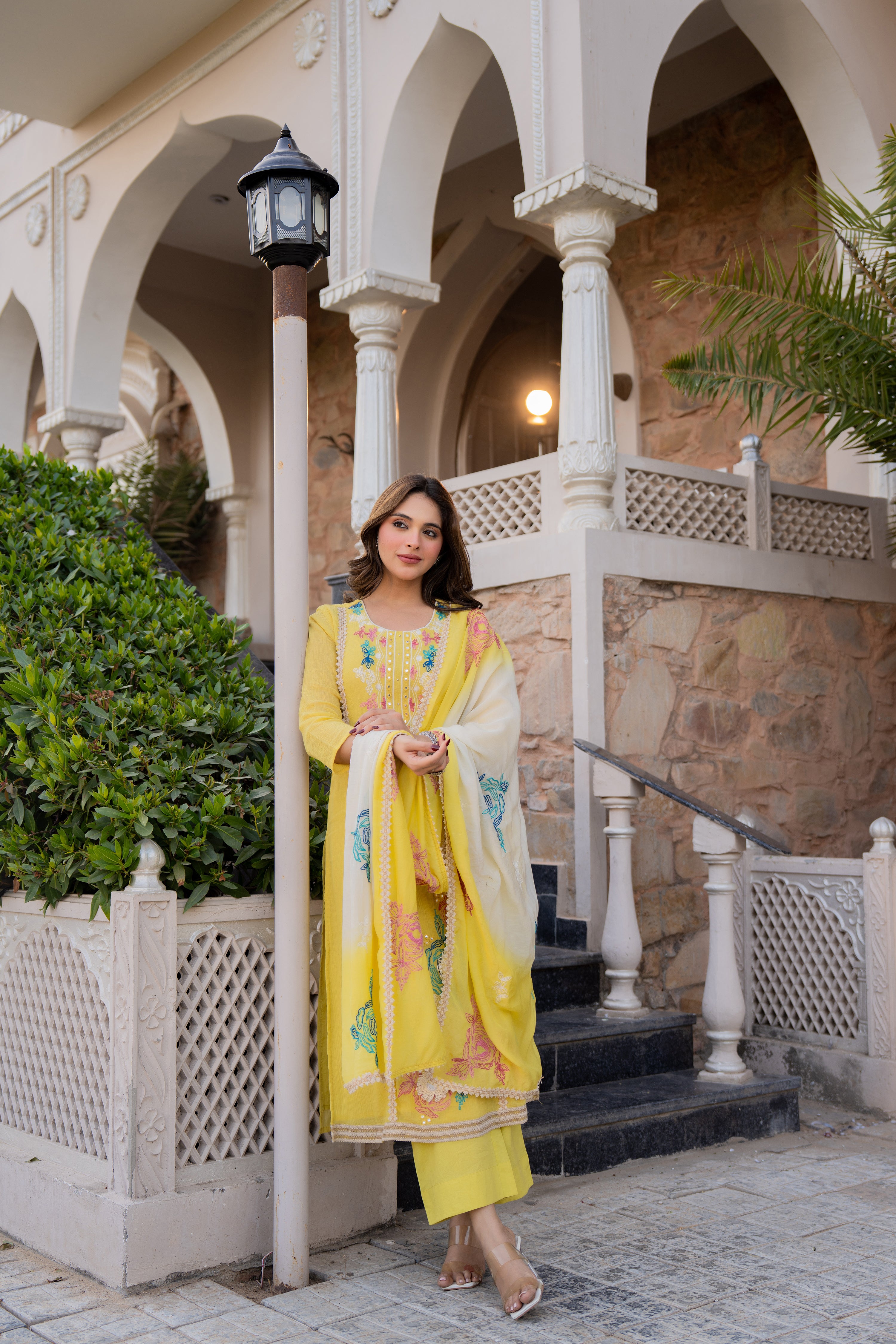 Sunlit Haldi Suit Set