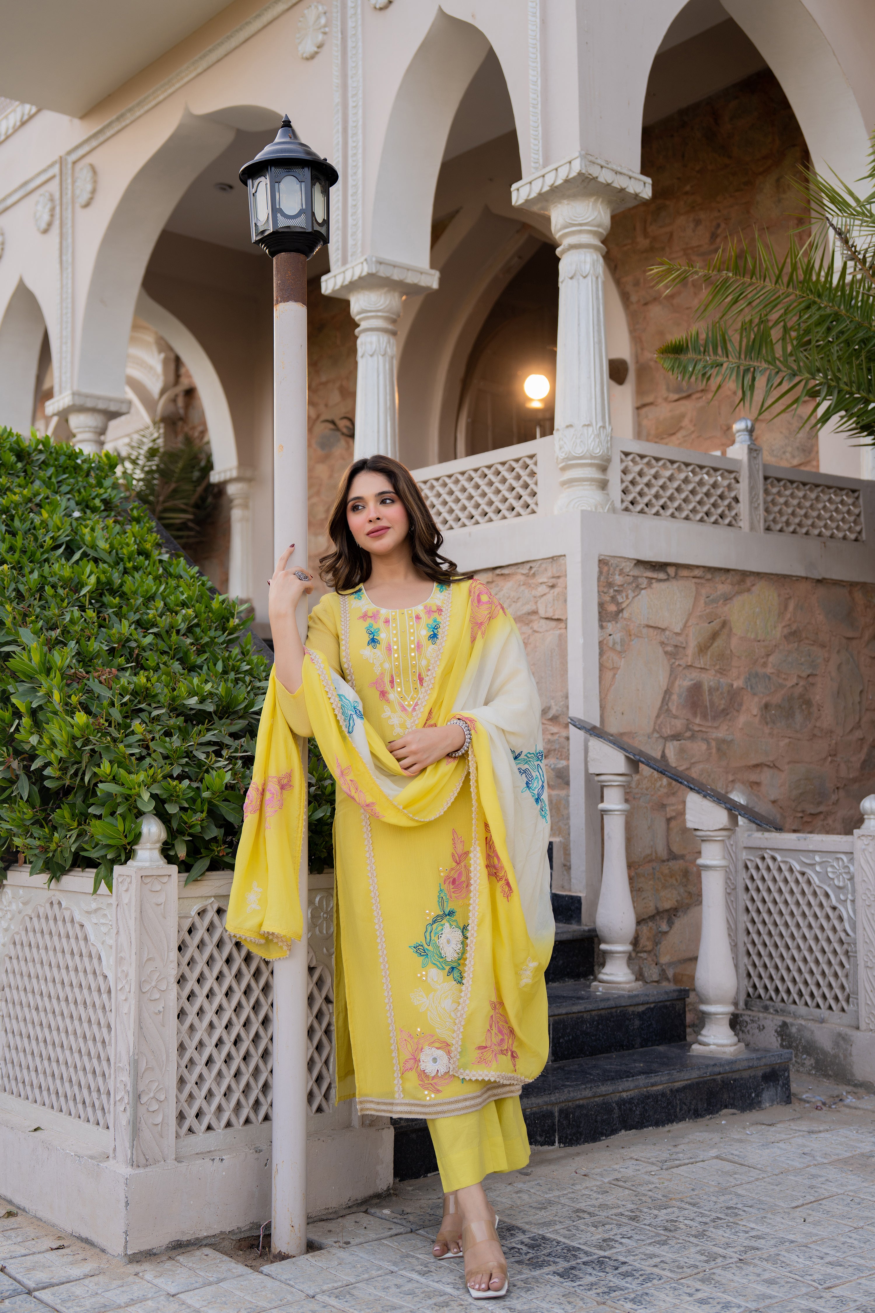 Sunlit Haldi Suit Set