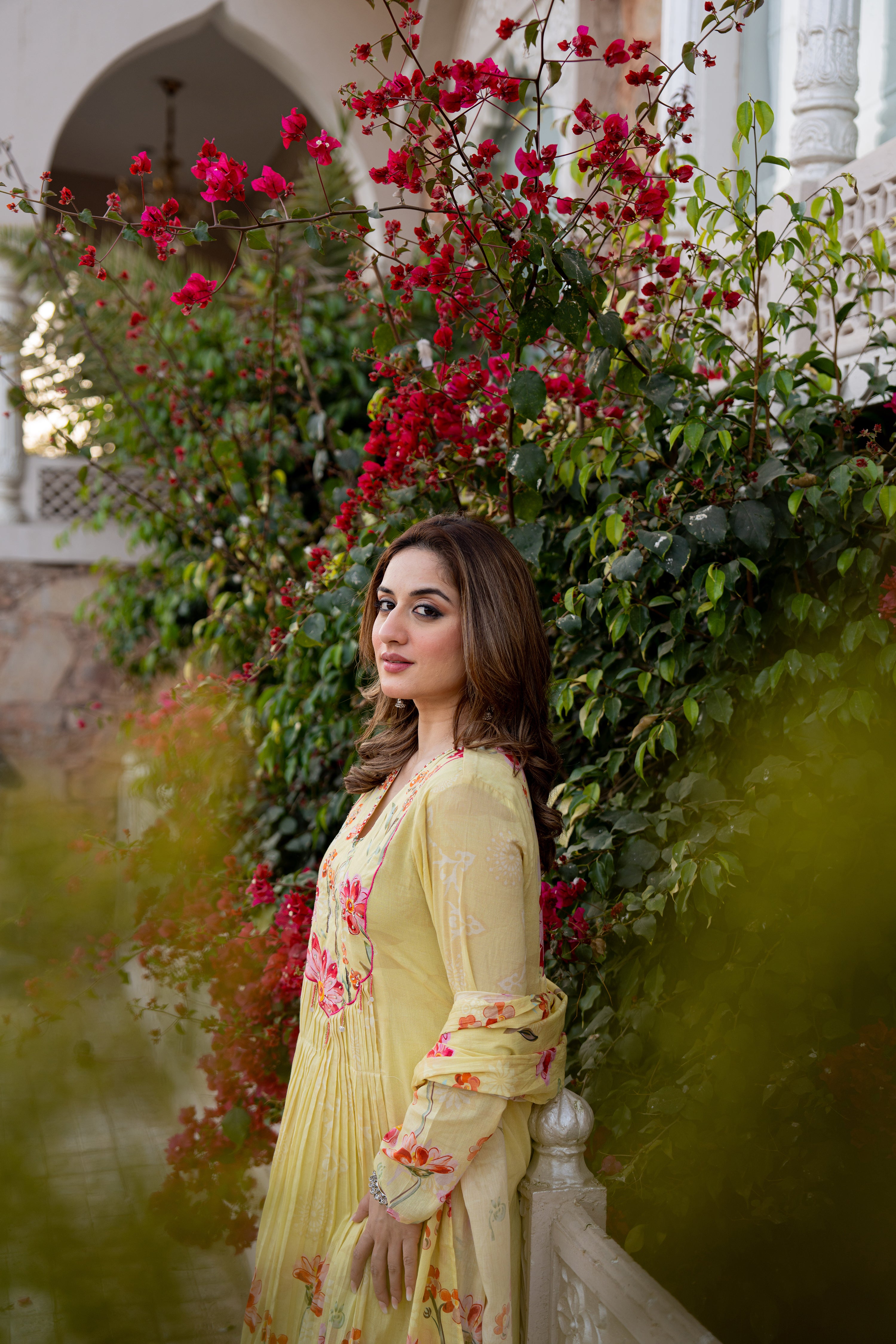 Sunlit Blossom Cotton Suit Set