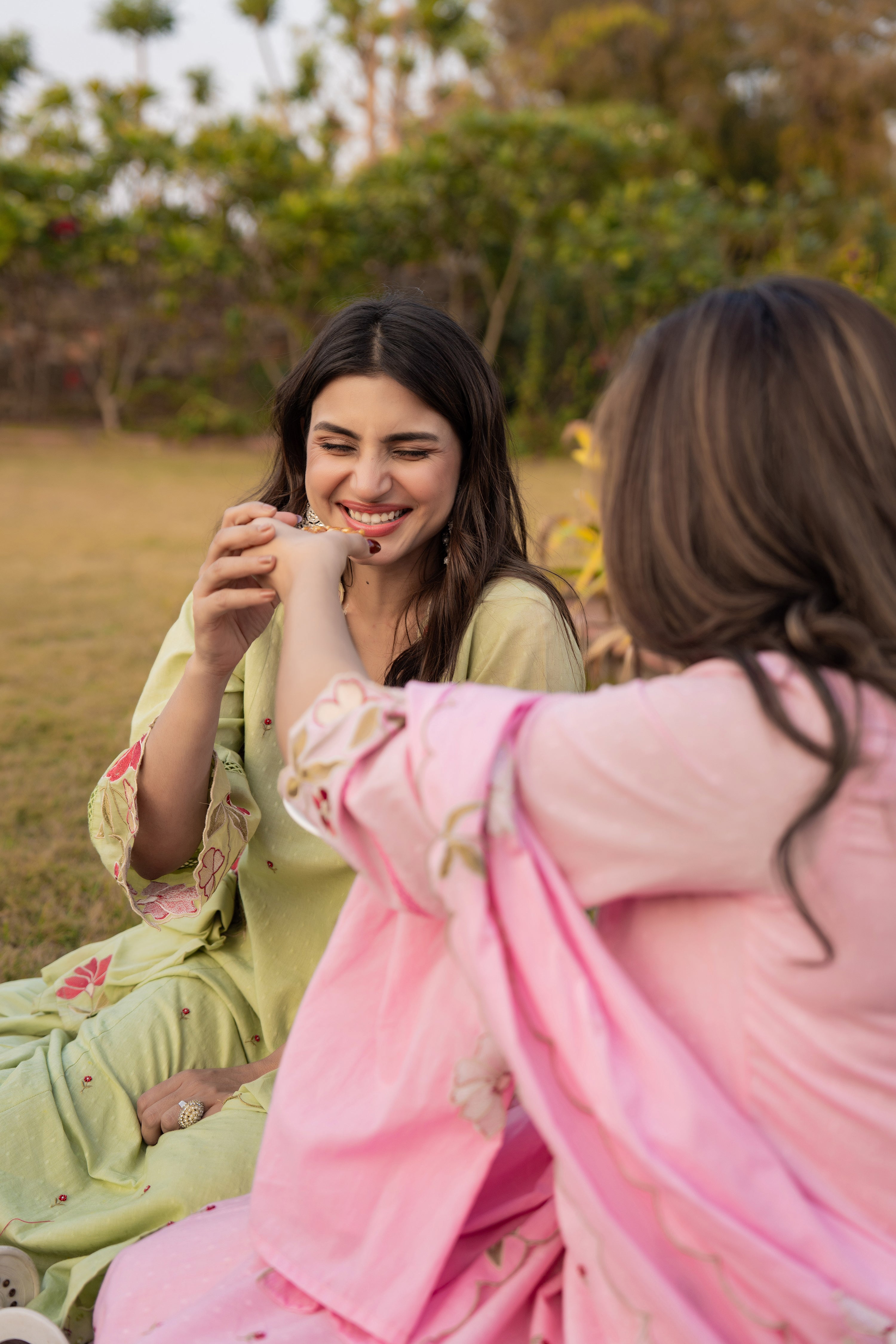 Floral Ease Cotton Dobby Suit Set