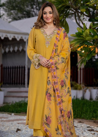 Mustard Yellow Kurta Suit Set