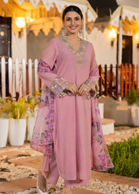 Blush Pink Chanderi Kurta Set