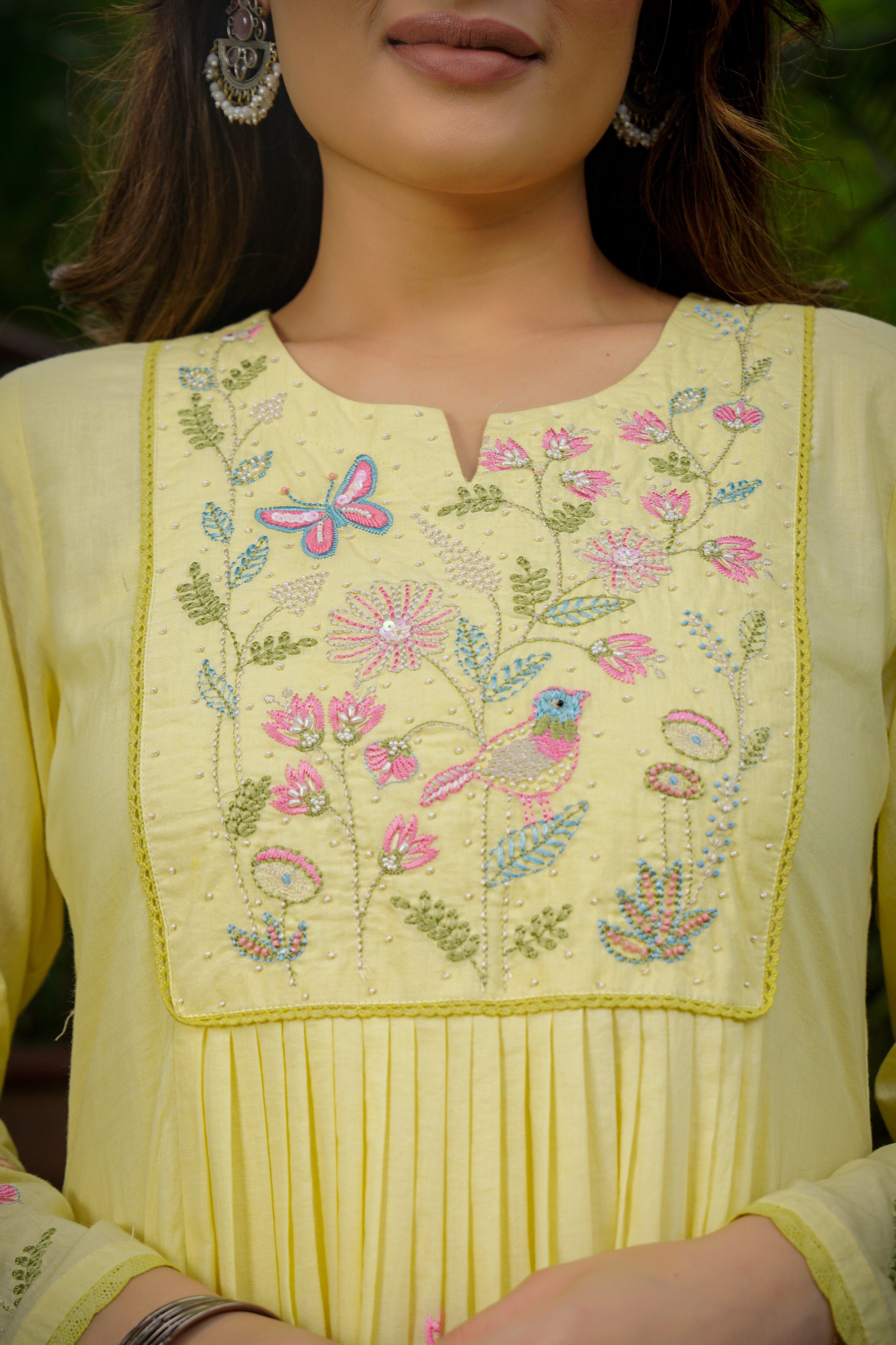 Lemon Mist Flared Suit Set