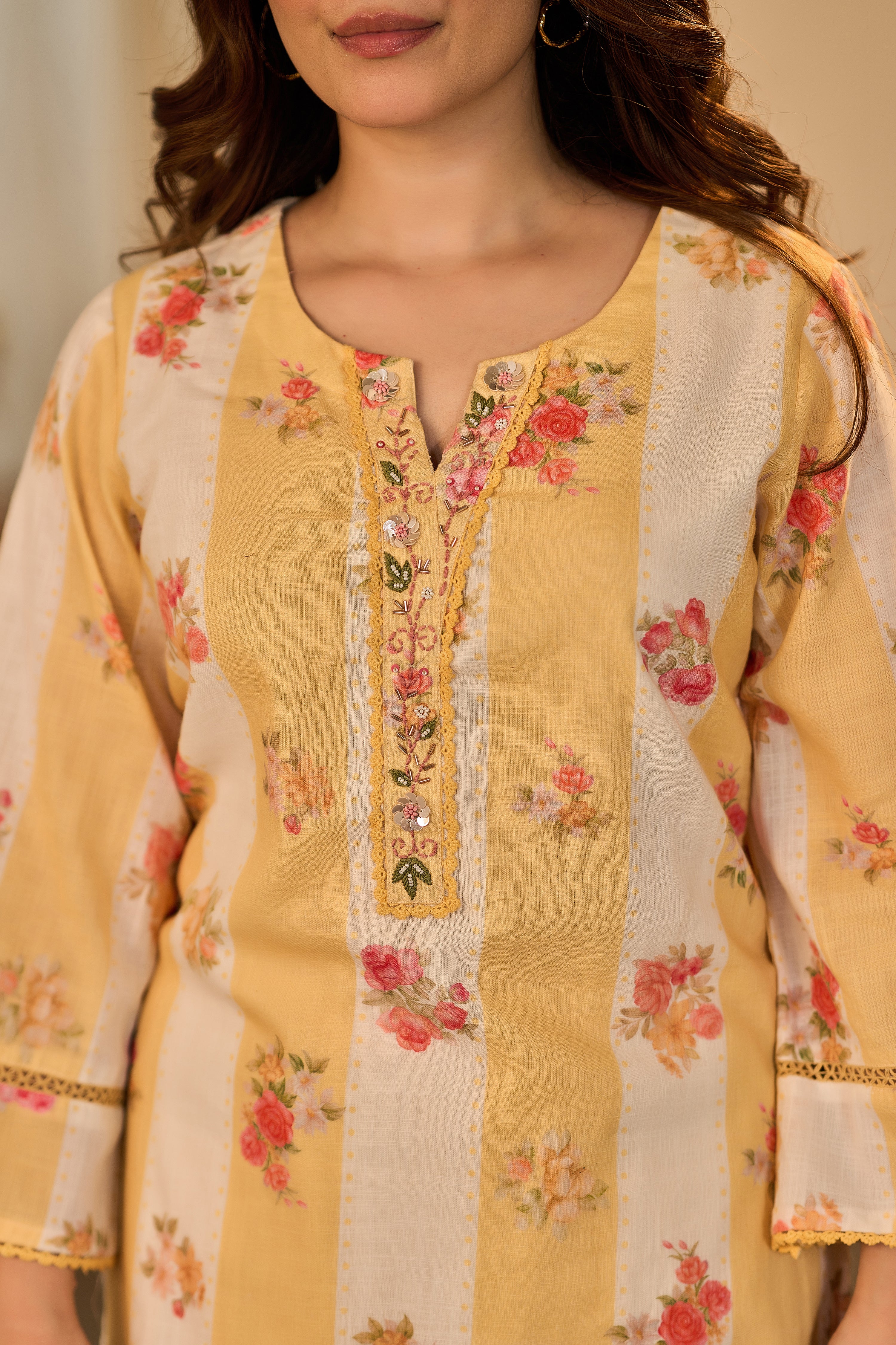 Sunlit Floral Suit Set