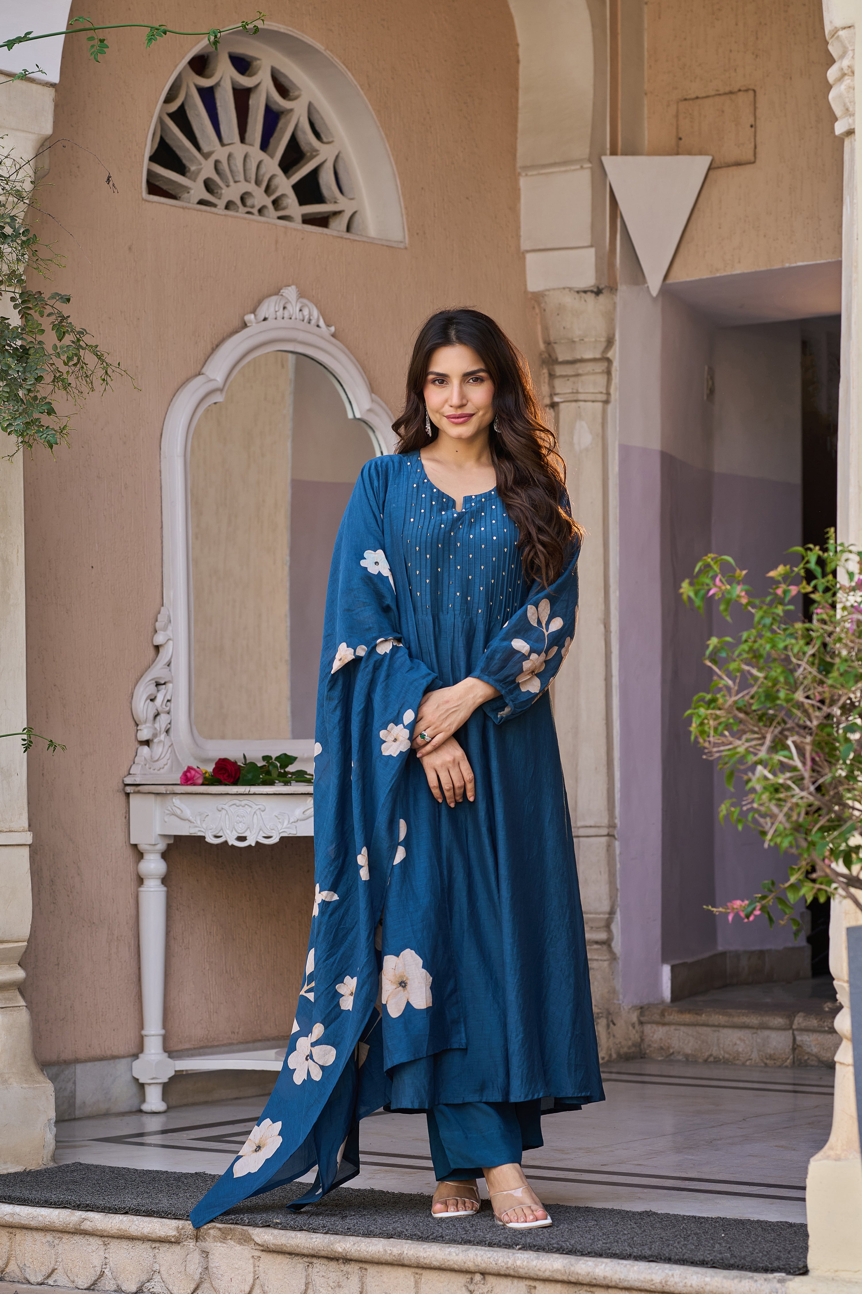 Azure Pleated Grace Set