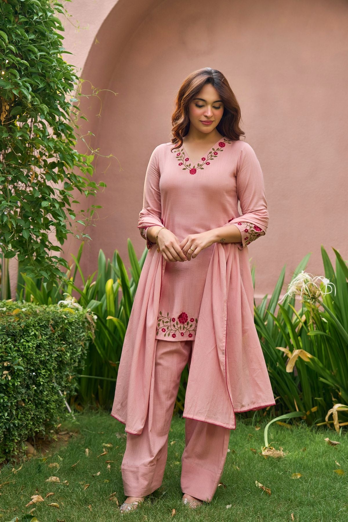 Blush Pink Suit Set