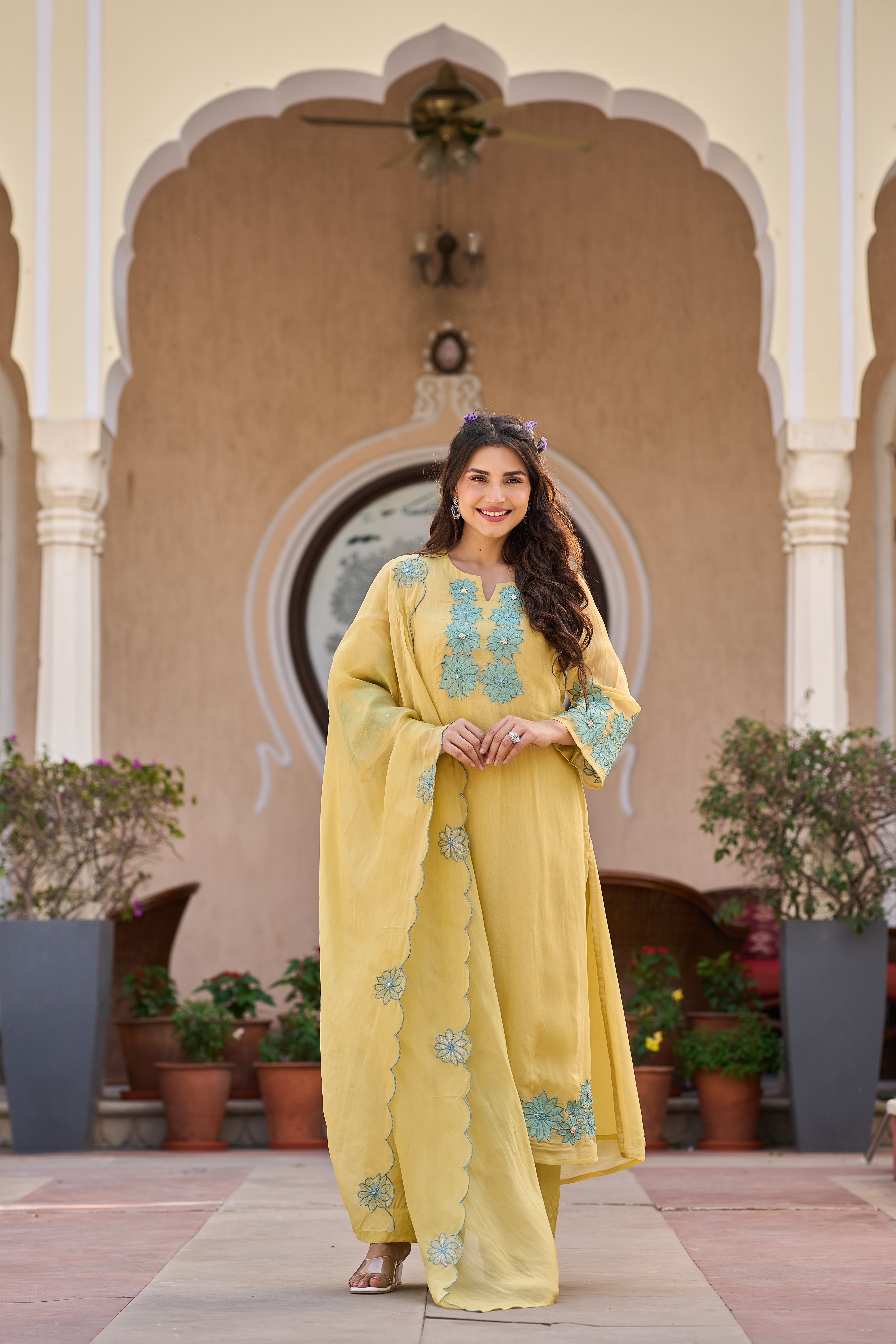 Royal Bloom Suit Set
