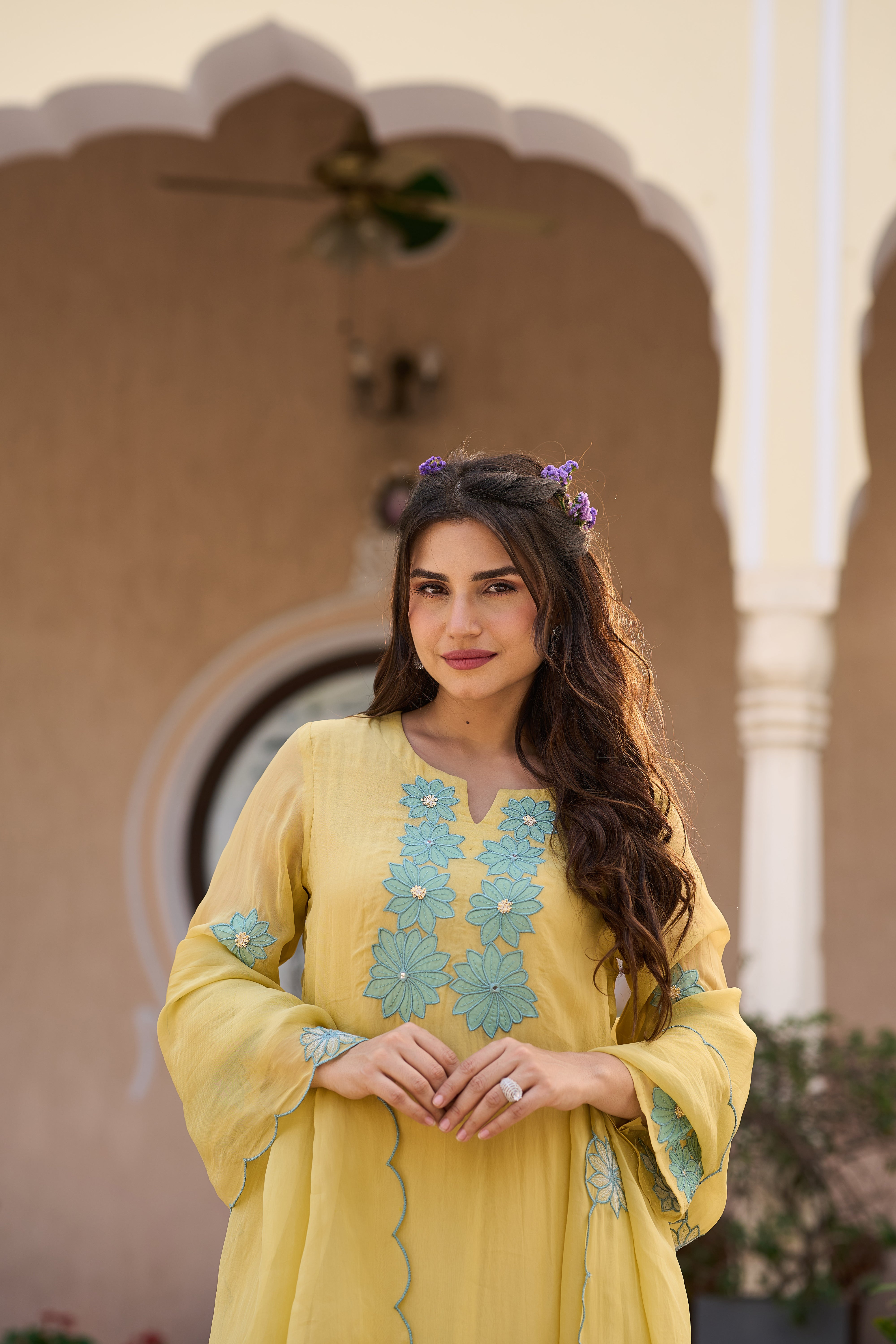 Royal Bloom Suit Set