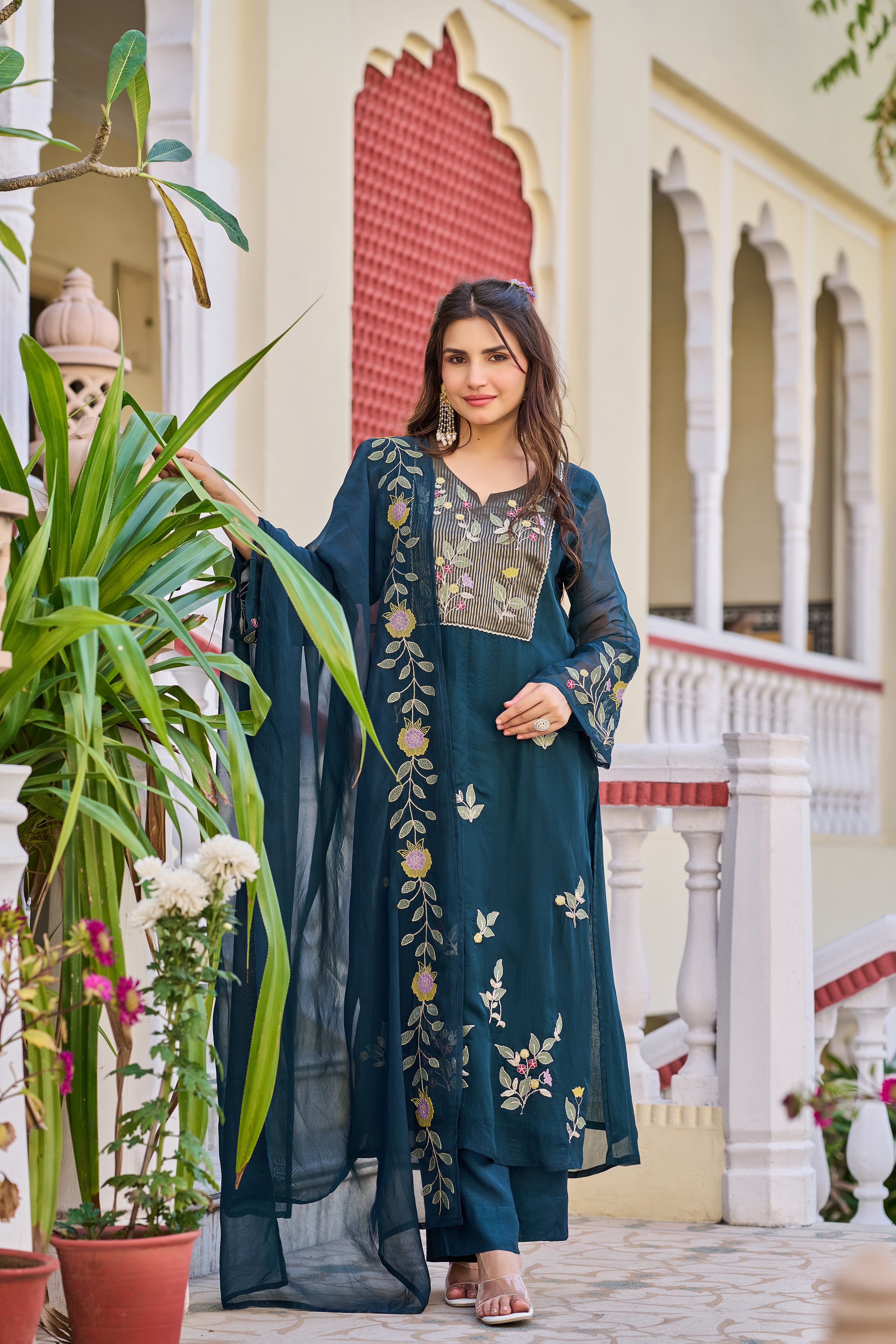 Emerald Grace Suit Set