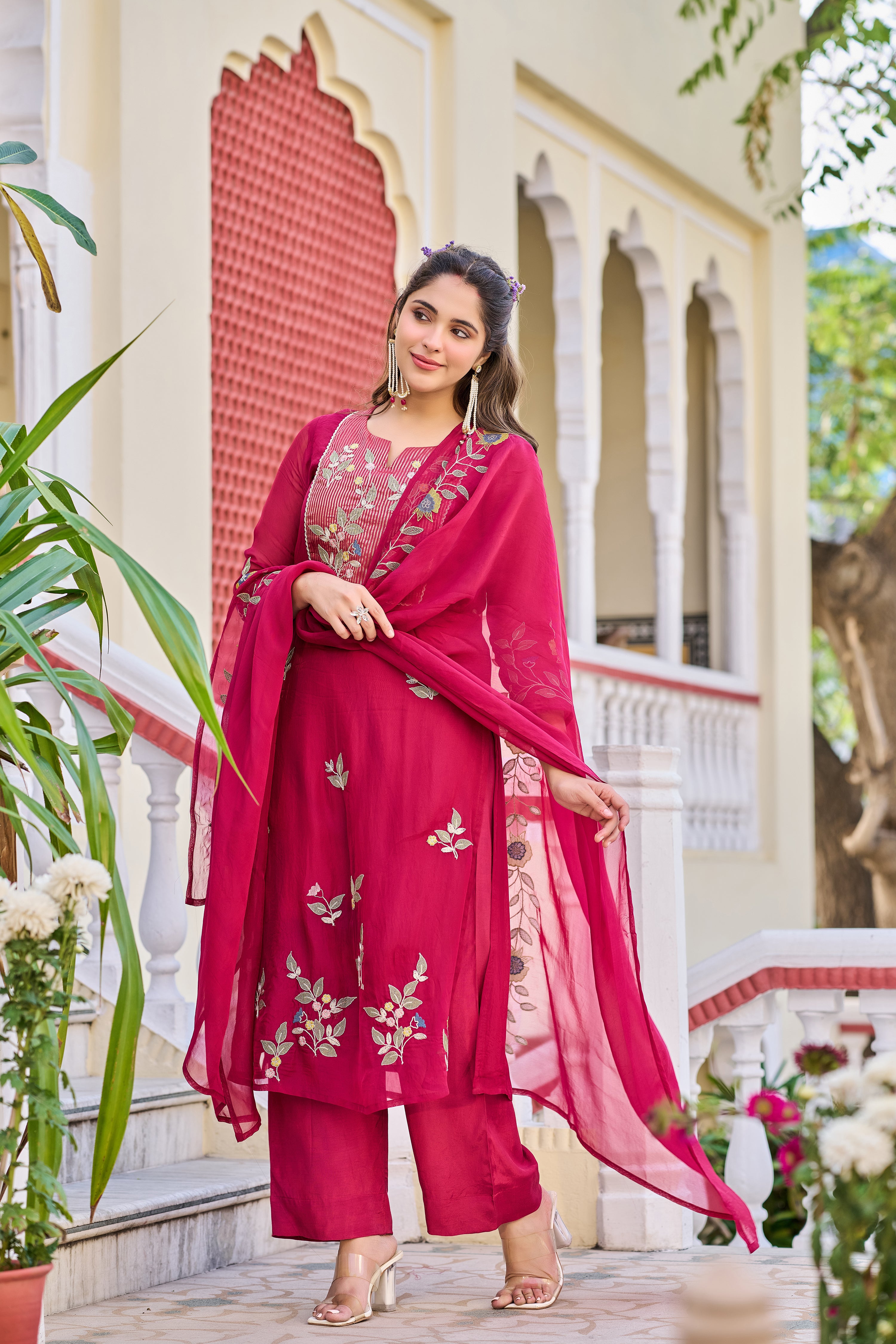 Bloom Organza Suit Set