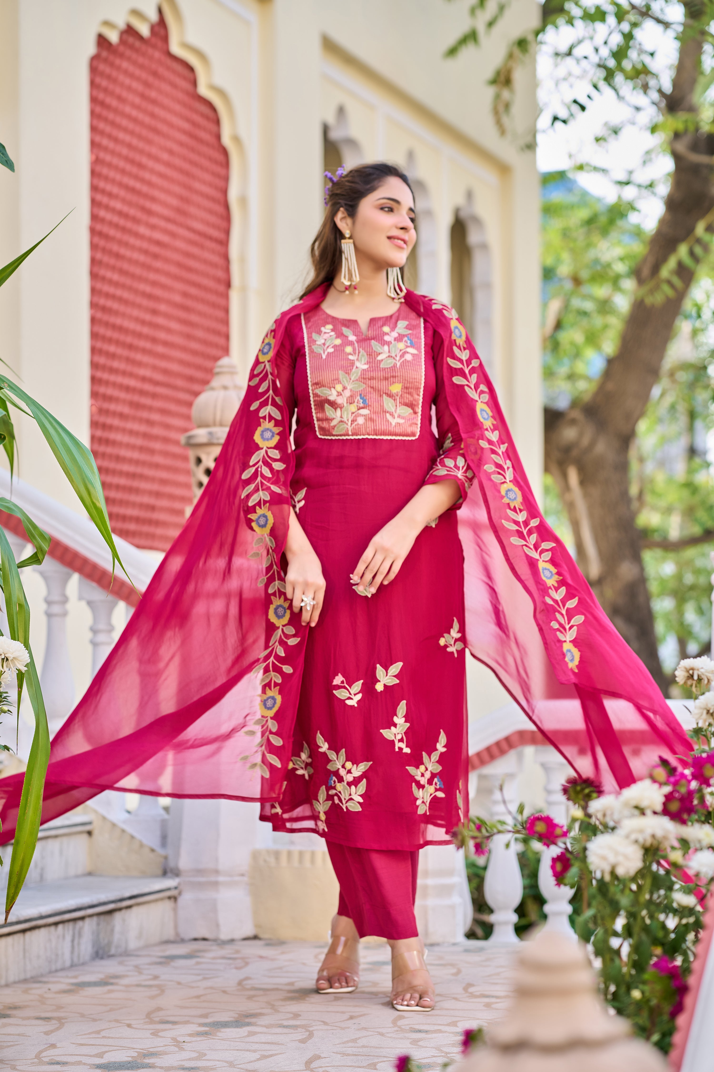 Bloom Organza Suit Set