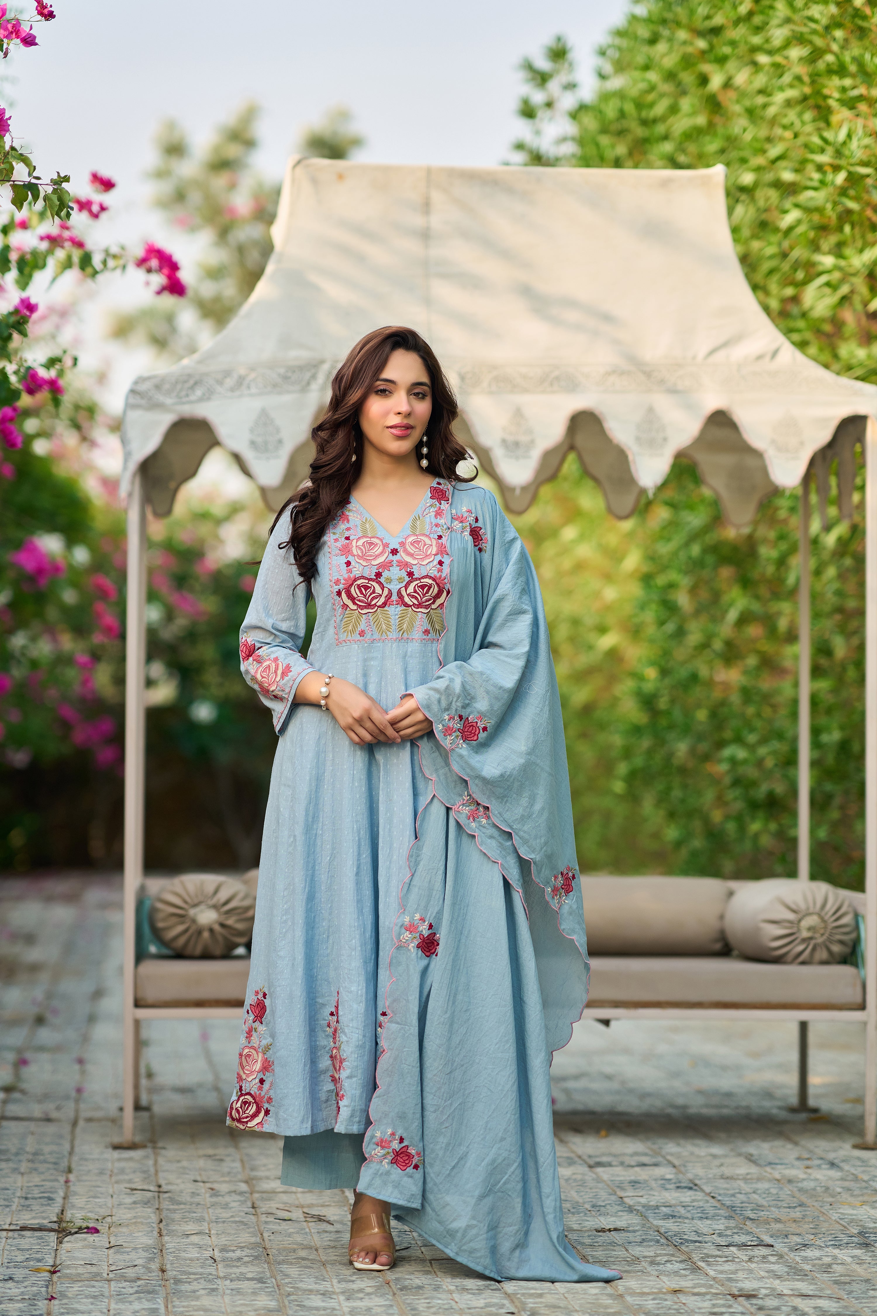 Sky Blossom Suit Set
