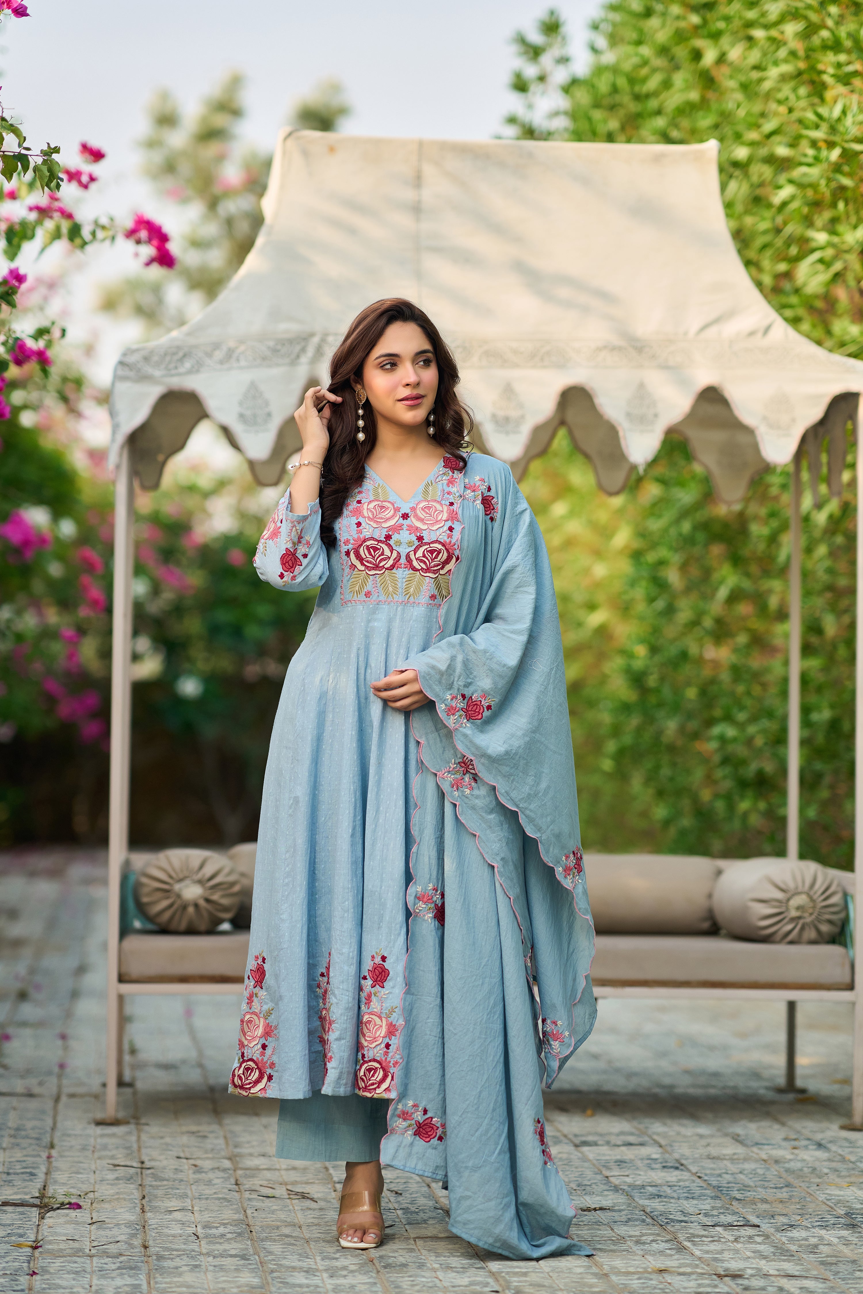 Sky Blossom Suit Set