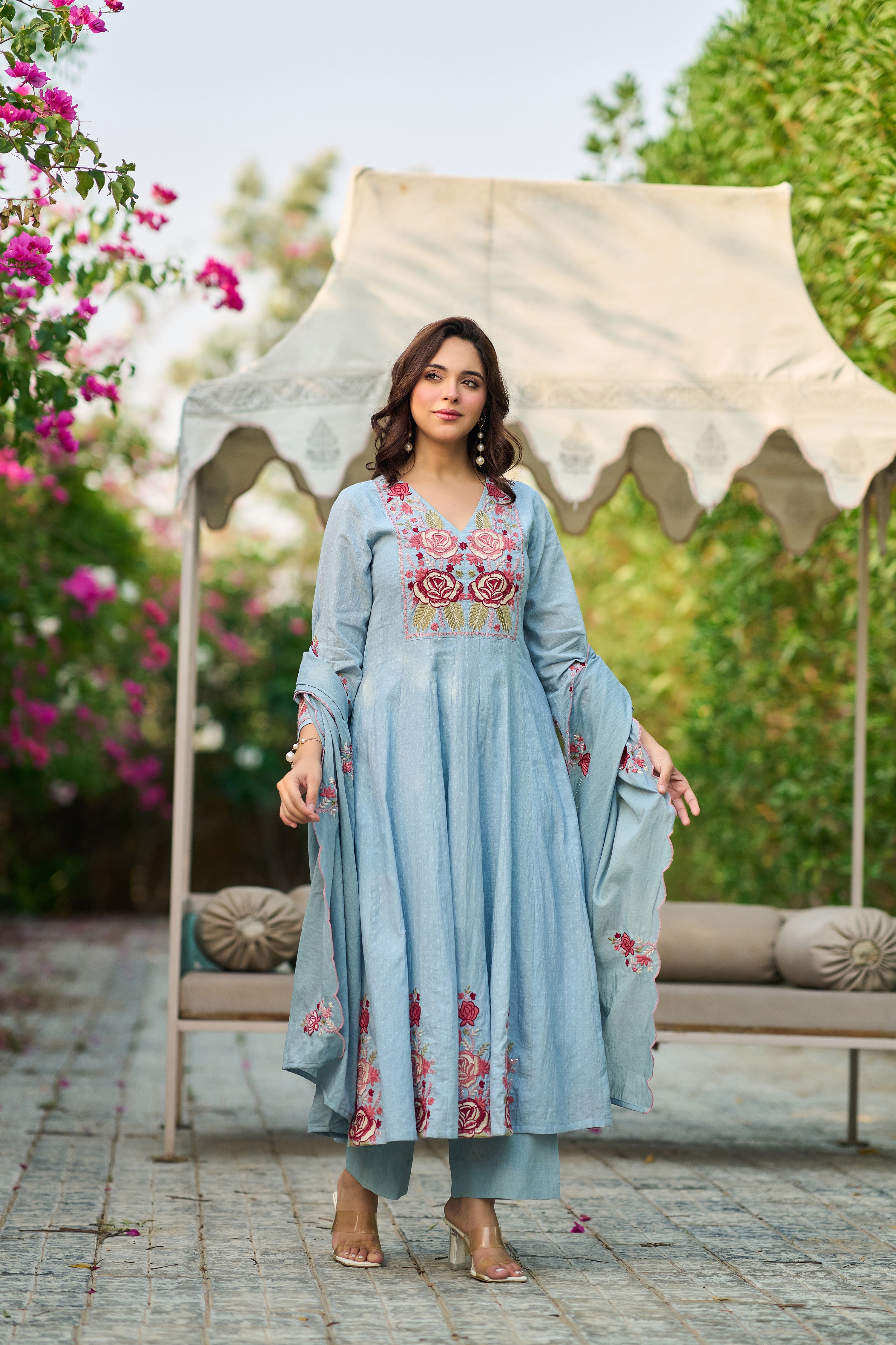 Sky Blossom Suit Set