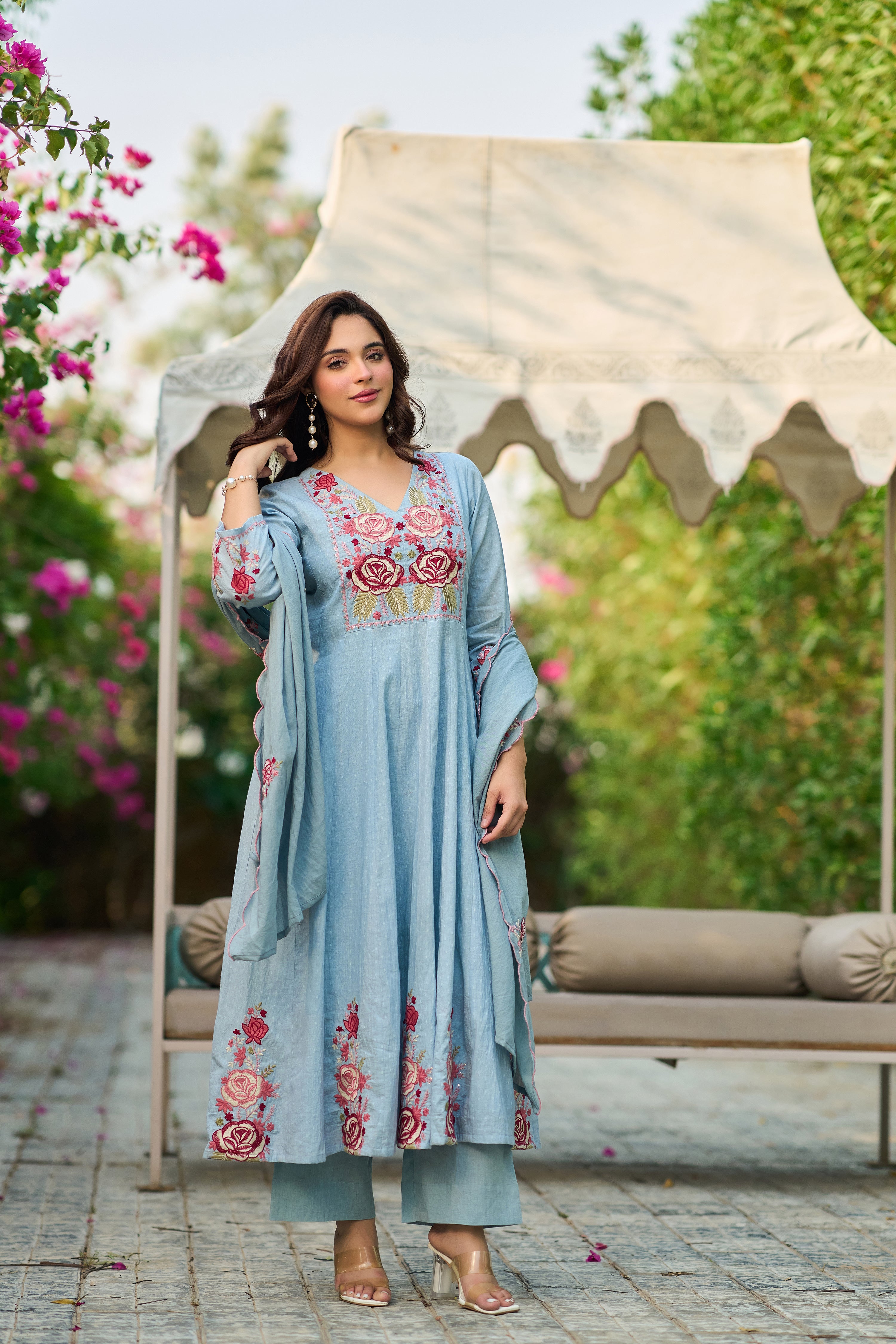 Sky Blossom Suit Set