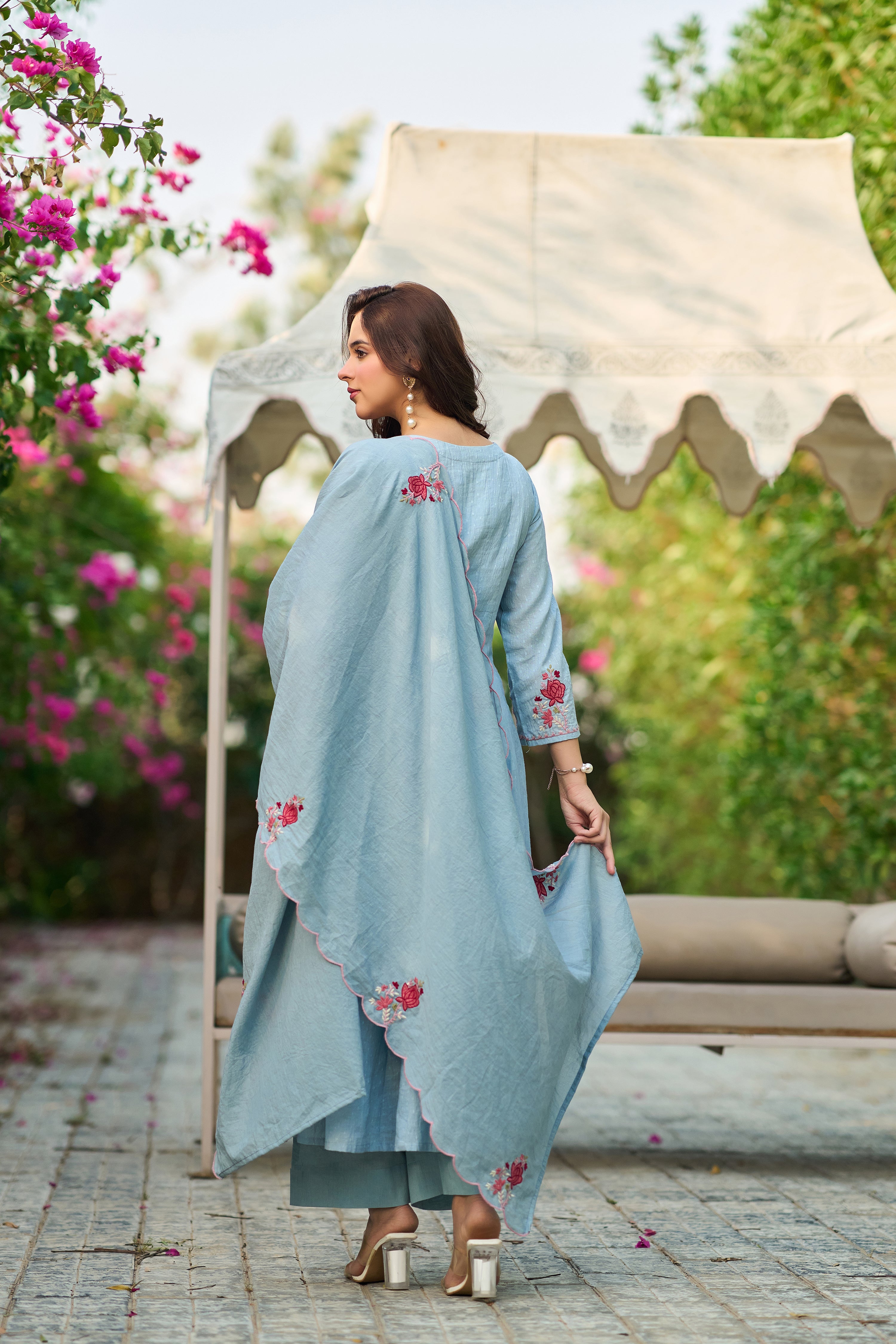 Sky Blossom Suit Set