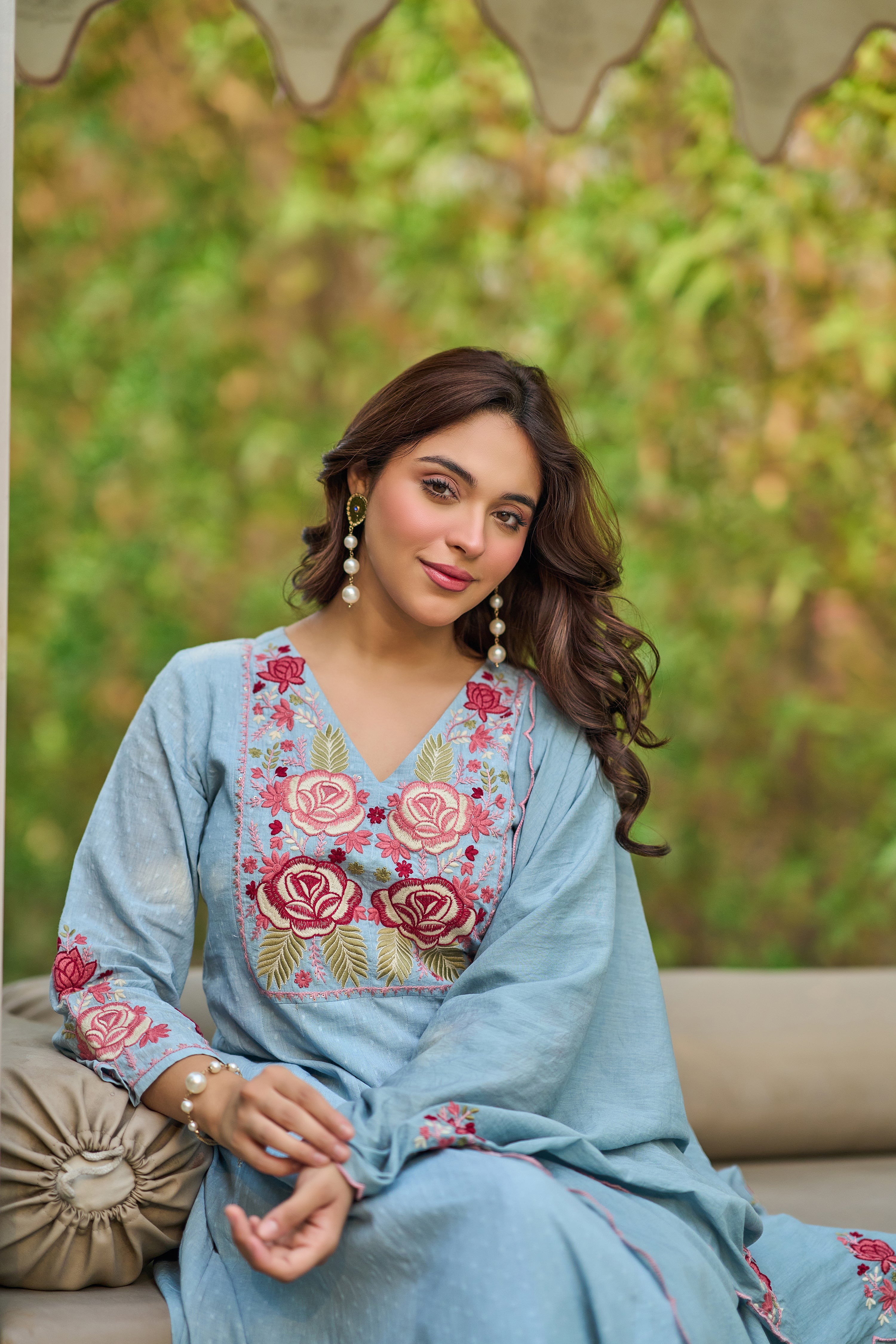 Sky Blossom Suit Set