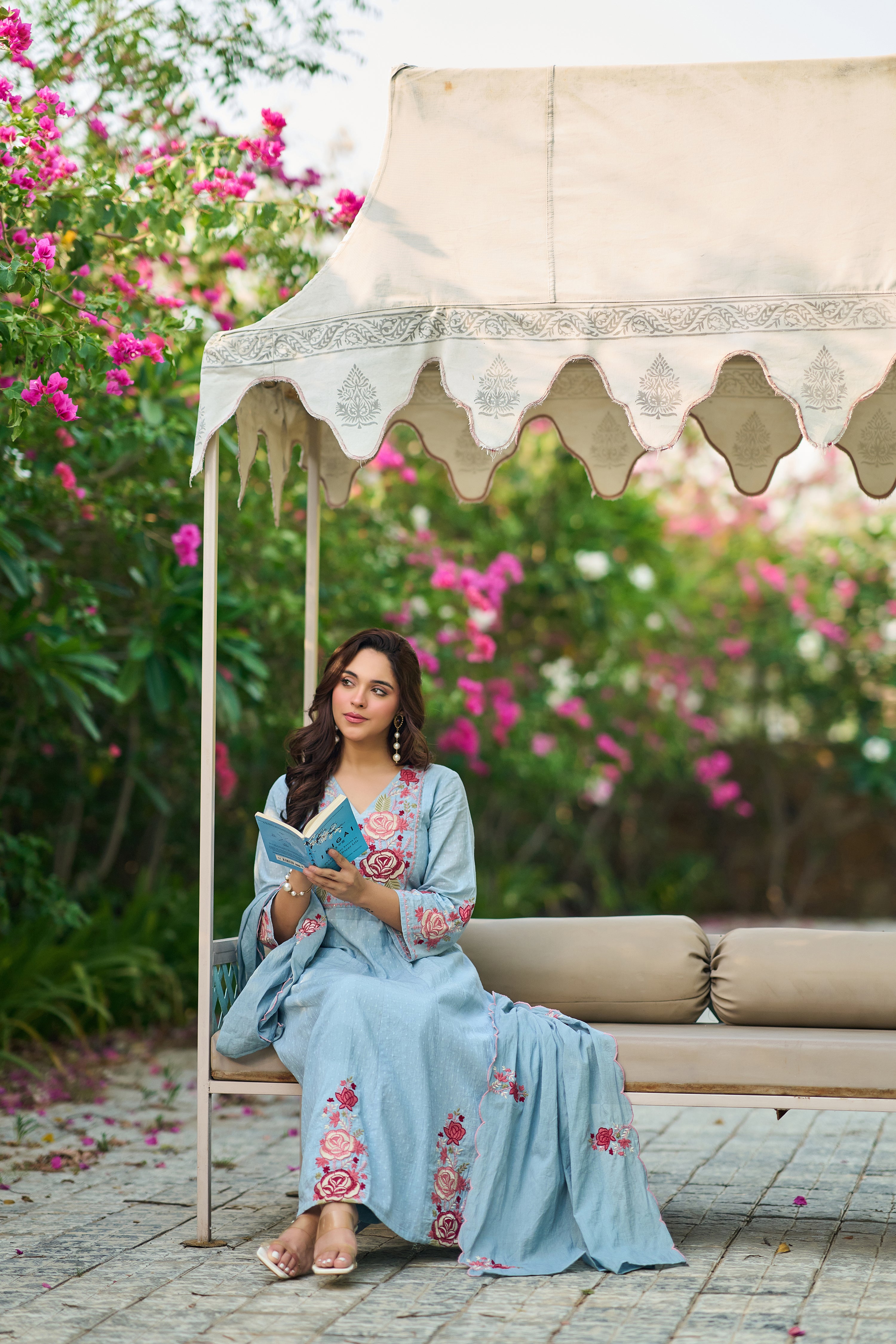 Sky Blossom Suit Set