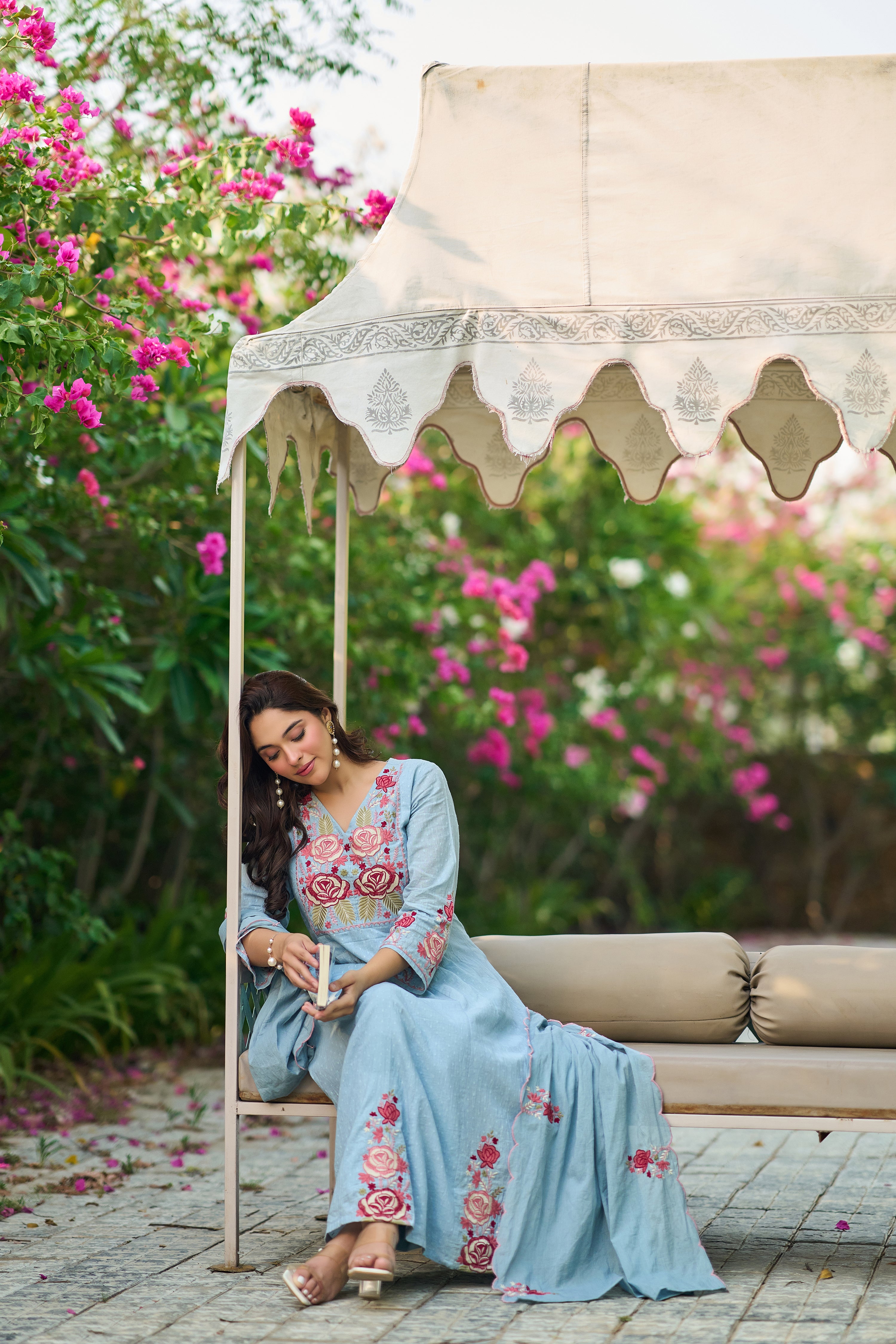Sky Blossom Suit Set