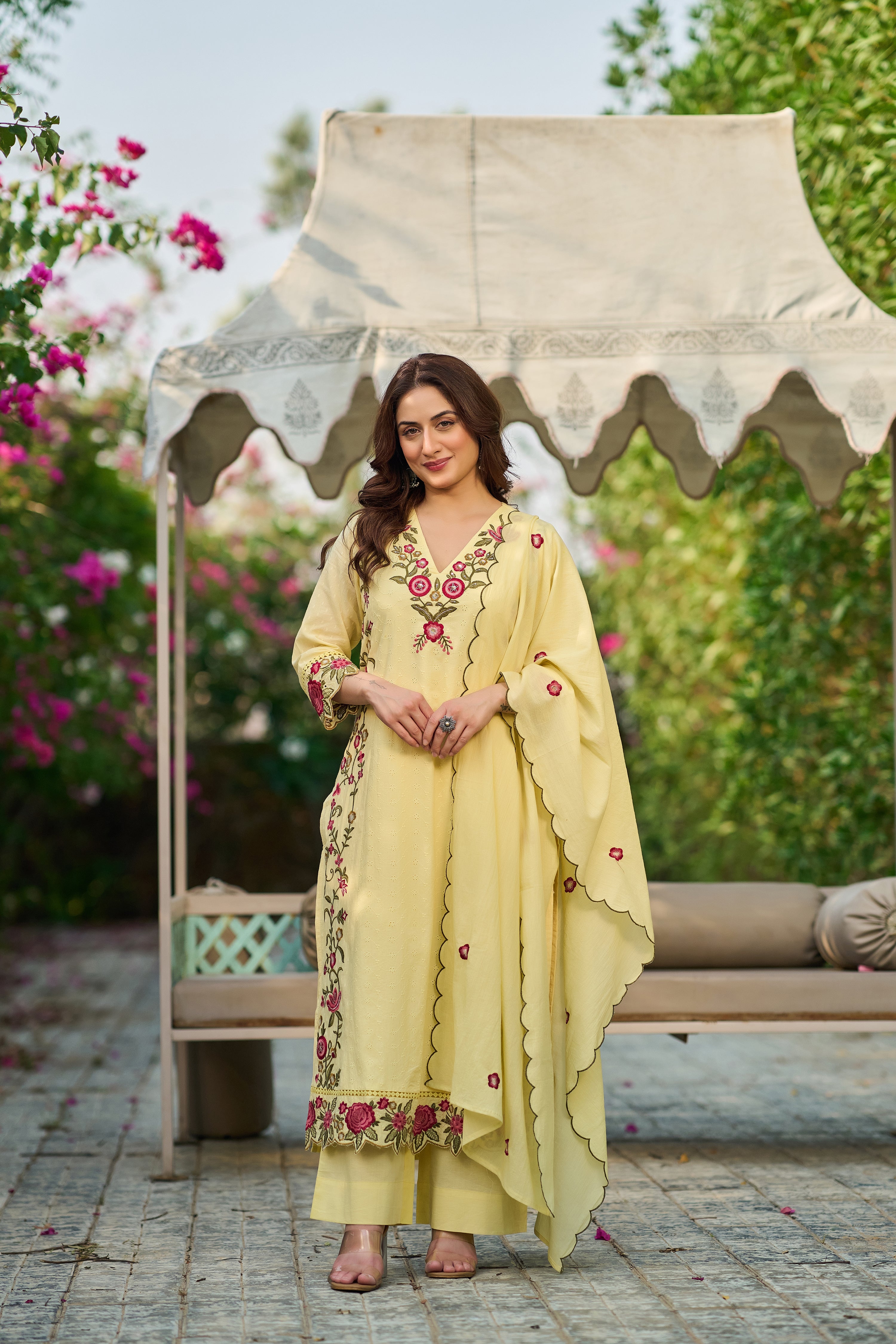 Lemon Petal Suit Set