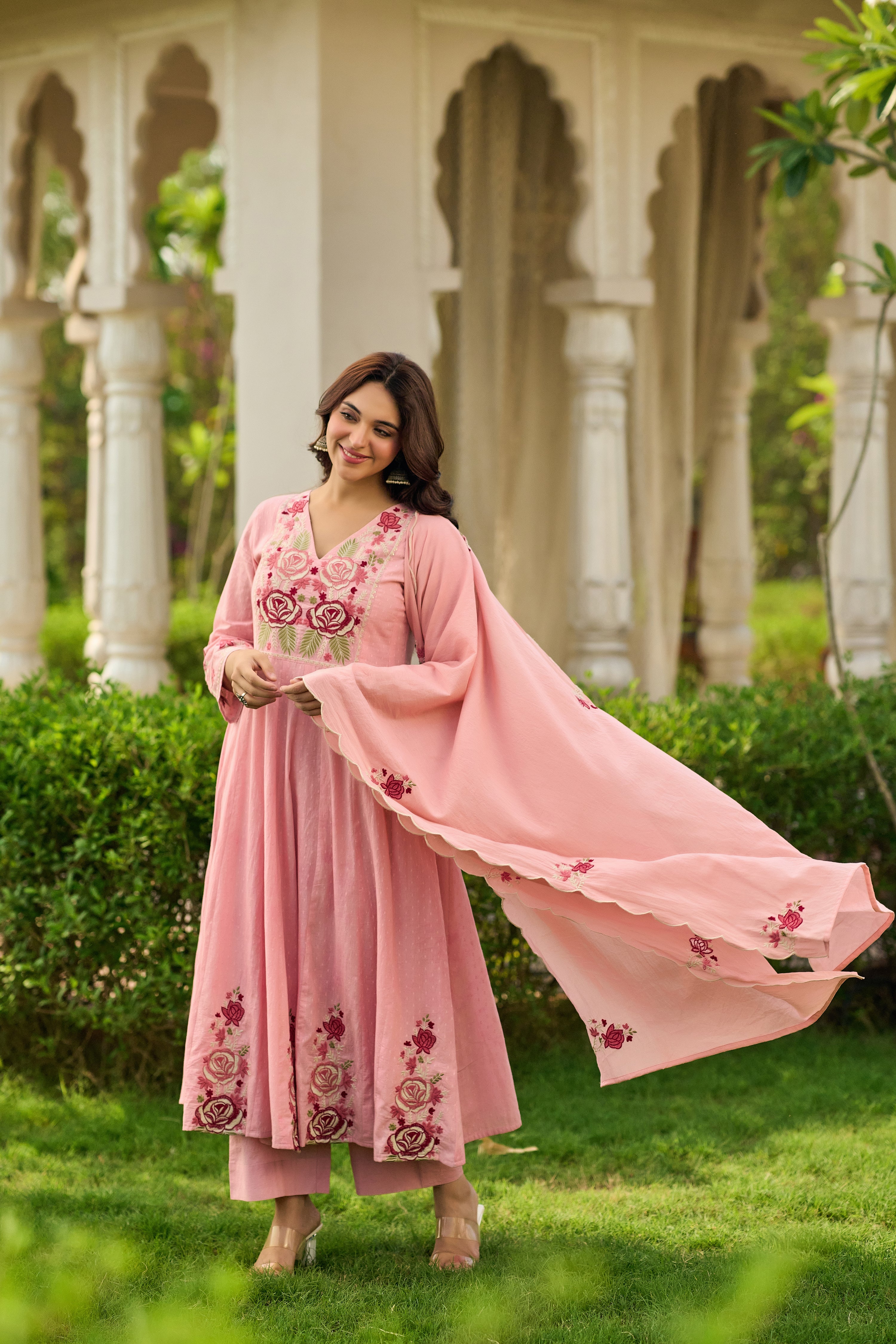 Pink Bloom Suit Set