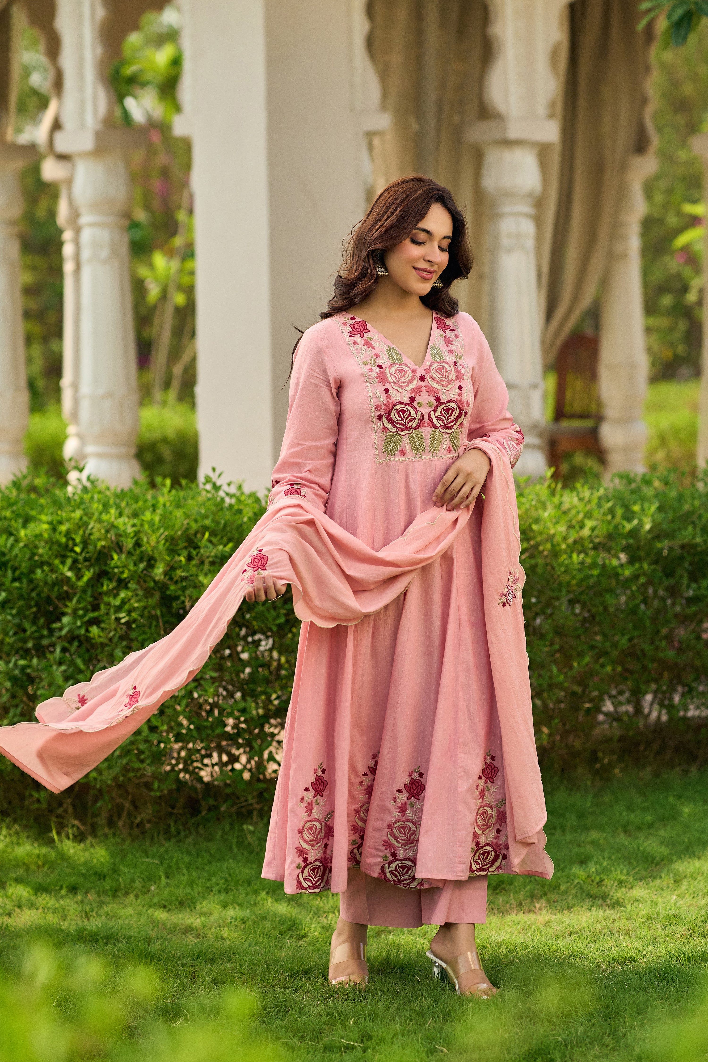 Pink Bloom Suit Set