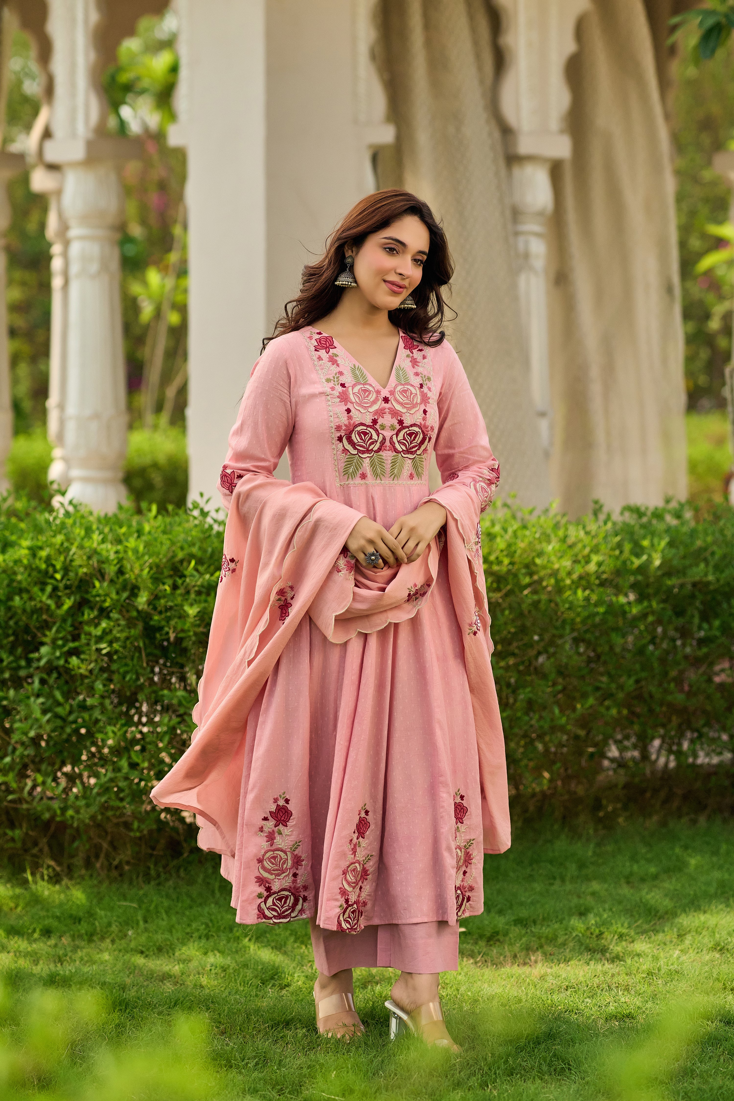Pink Bloom Suit Set