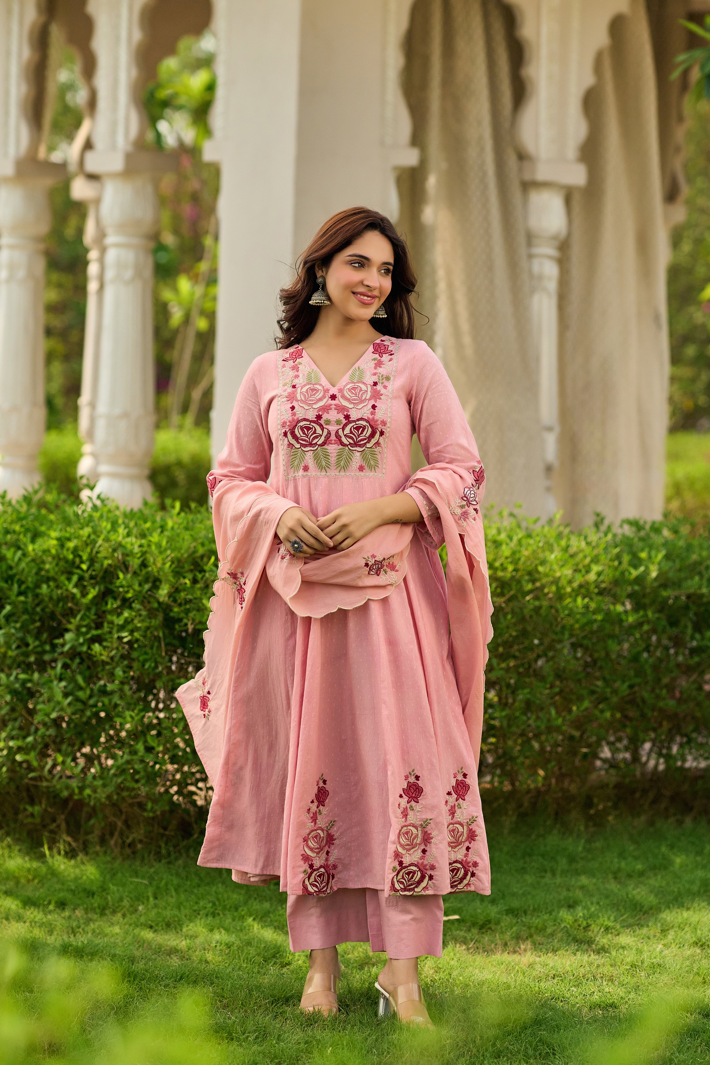 Pink Bloom Suit Set