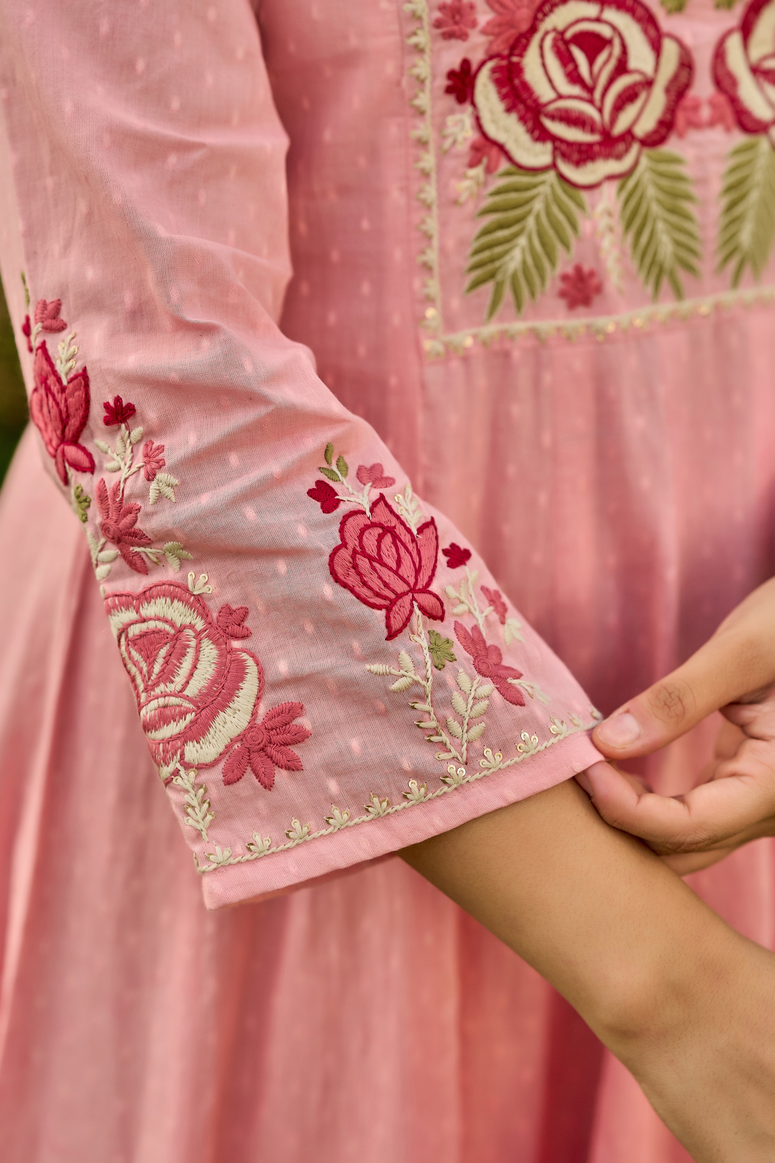 Pink Bloom Suit Set