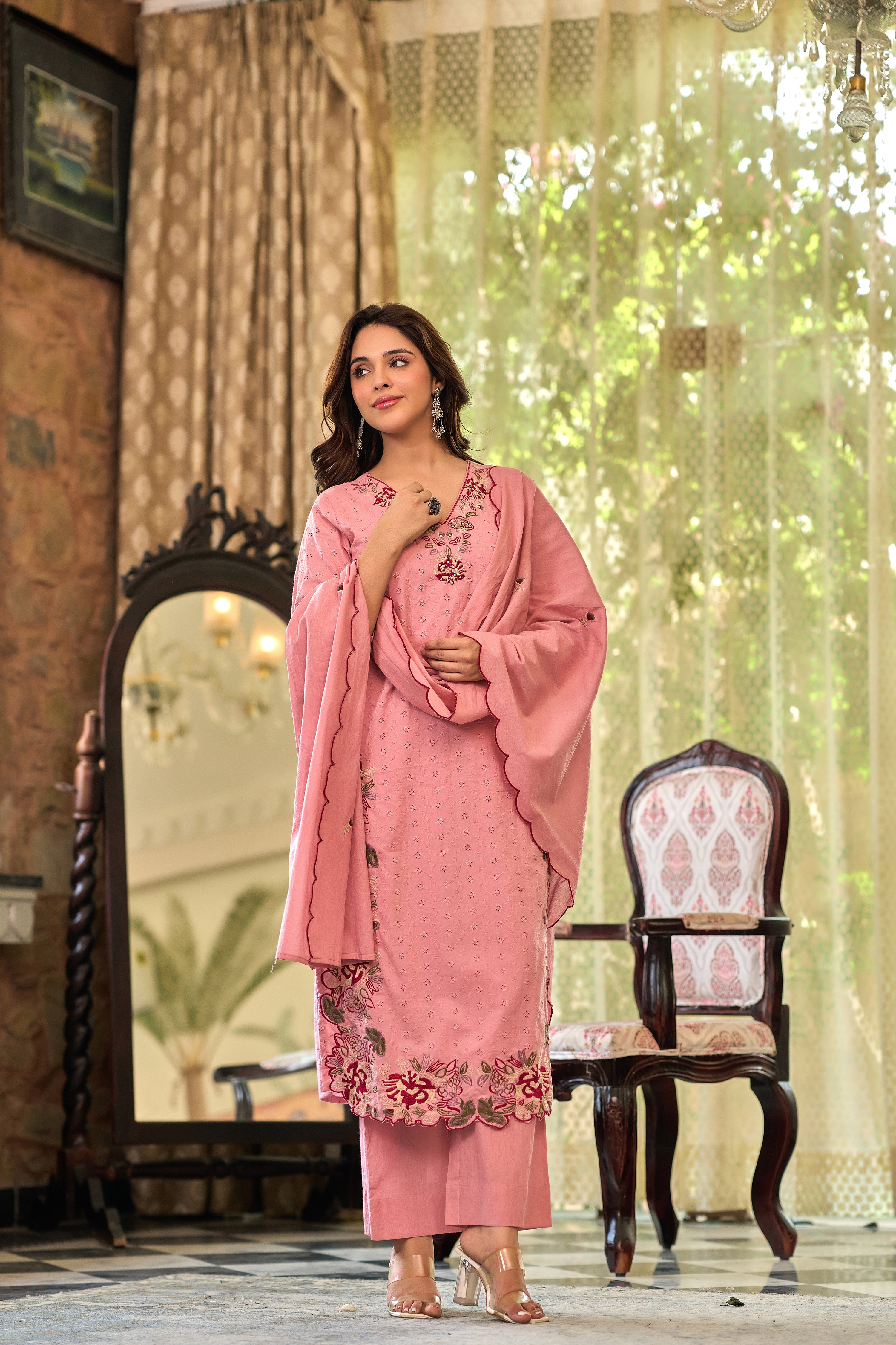 Floral Whisper Suit Set