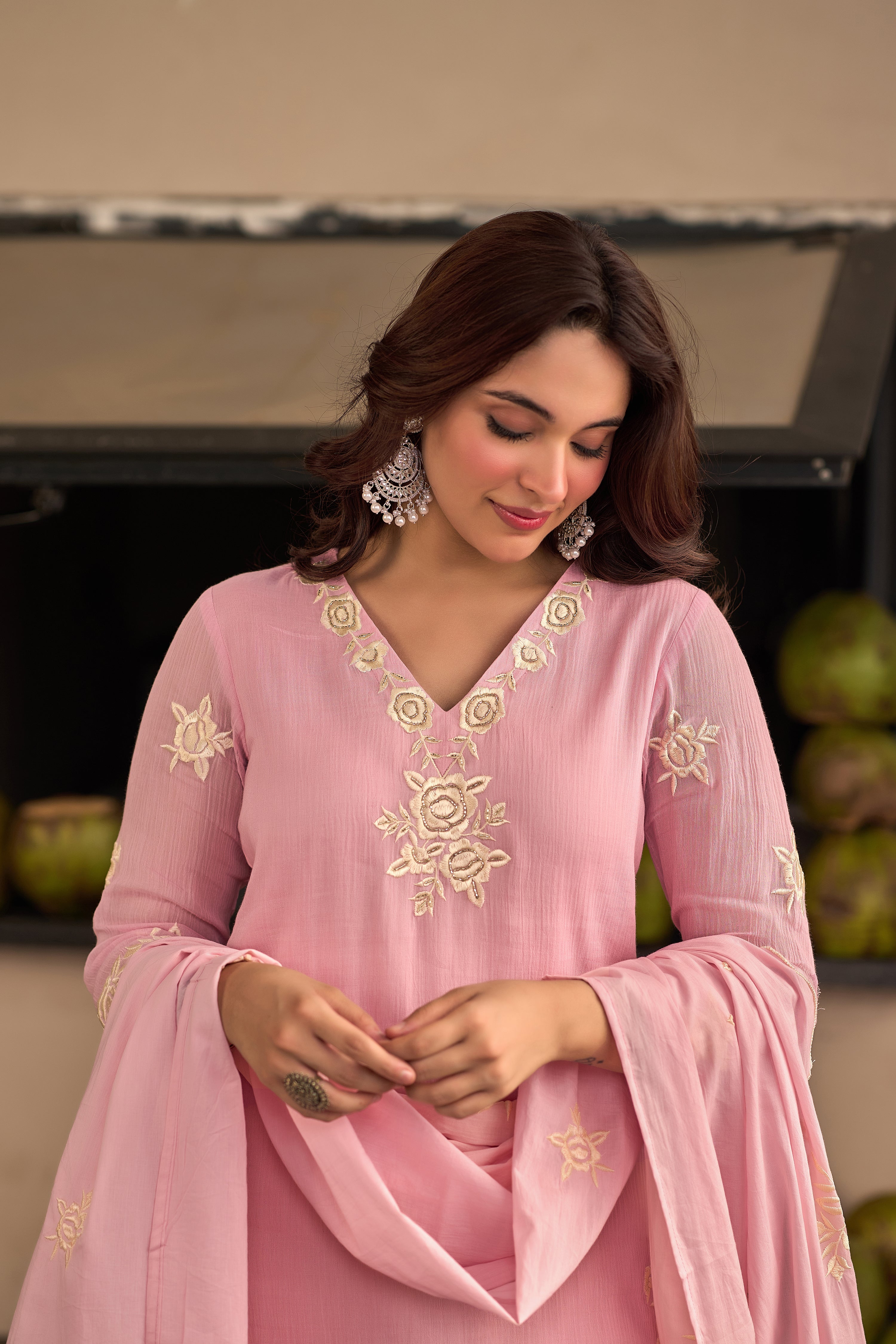 Blush Petal Suit Set