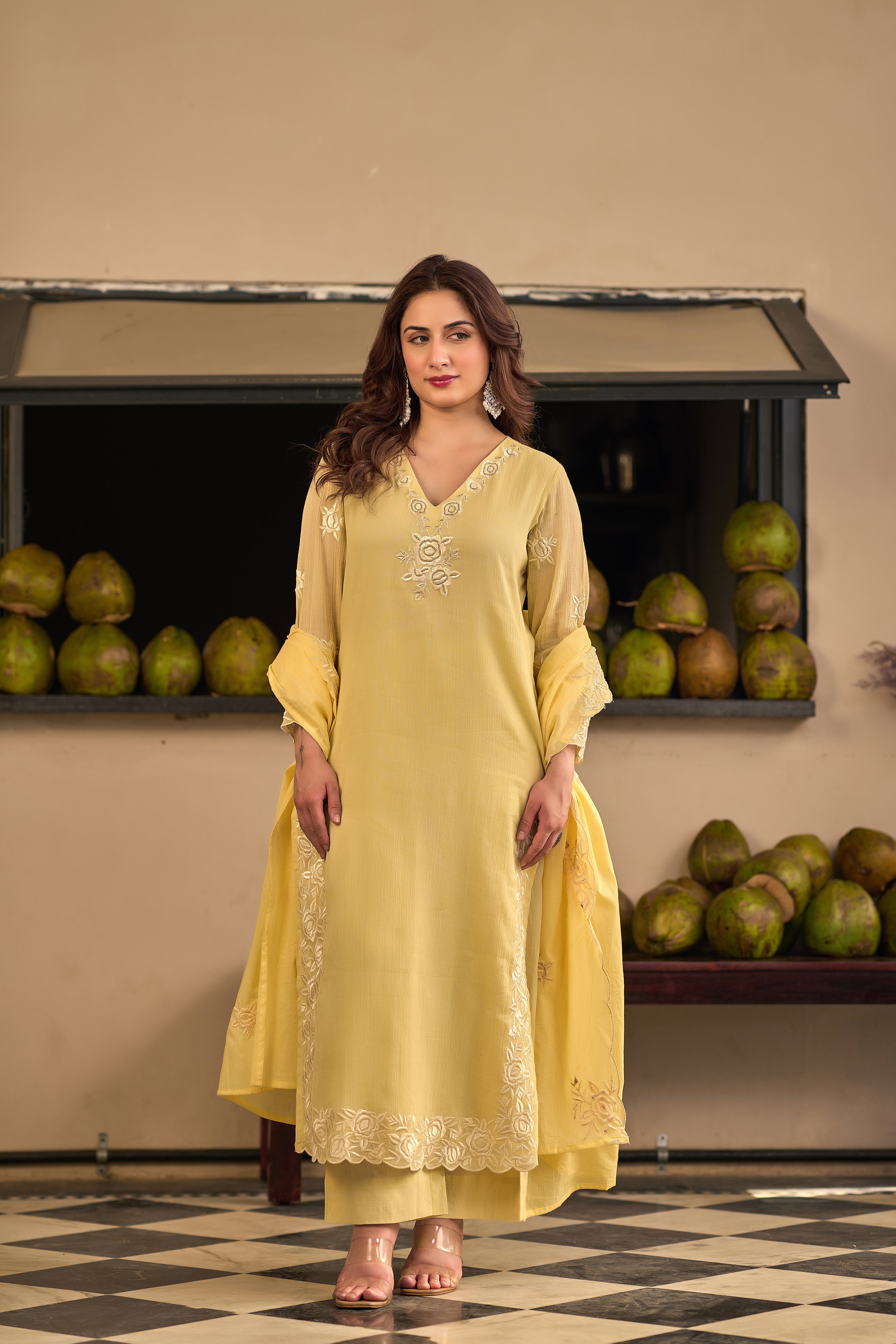 Lemon Petal Suit Set